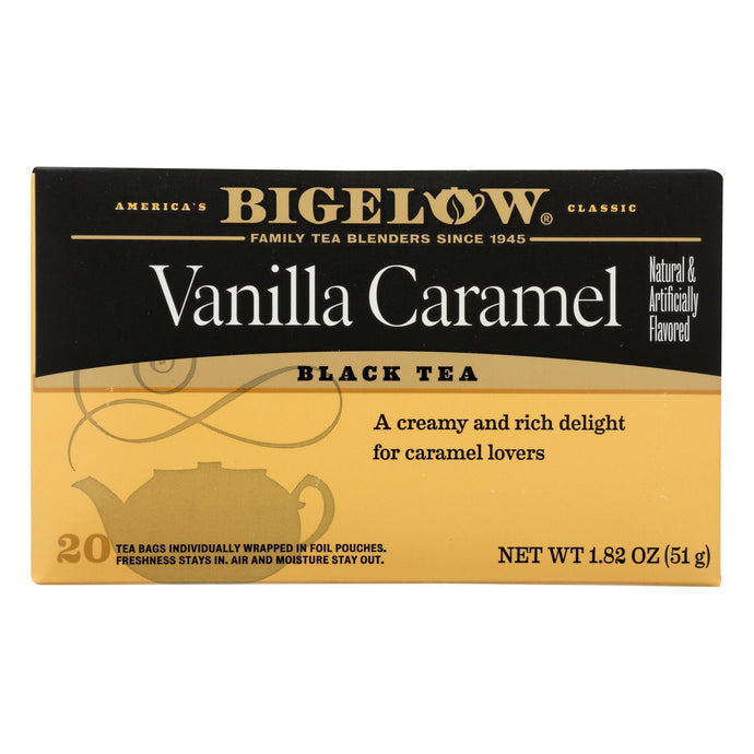 Bigelow Tea Vanilla Caramel Black Tea - Case Of 6 - 20 Bags