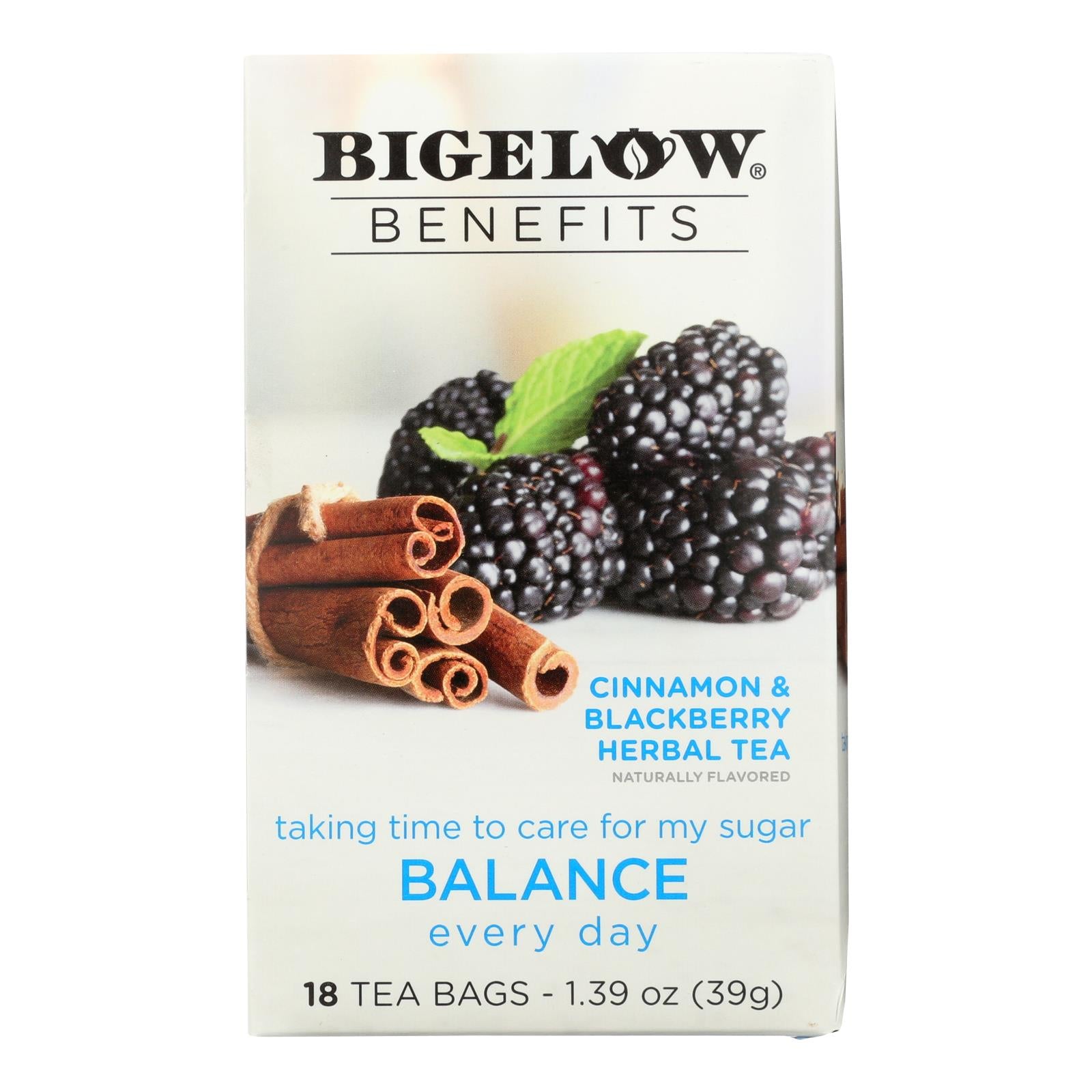 Bigelow Tea Tea - Cinnamon Blackberry - Balance - Case Of 6 - 18 Bag