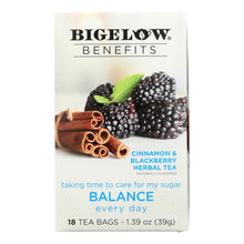 Load image into Gallery viewer, Bigelow Tea Tea - Cinnamon Blackberry - Balance - Case Of 6 - 18 Bag
