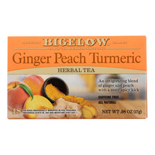 Load image into Gallery viewer, Bigelow Tea - Tea Ginger Peach Tumeric - Case Of 6 - 18 Bag