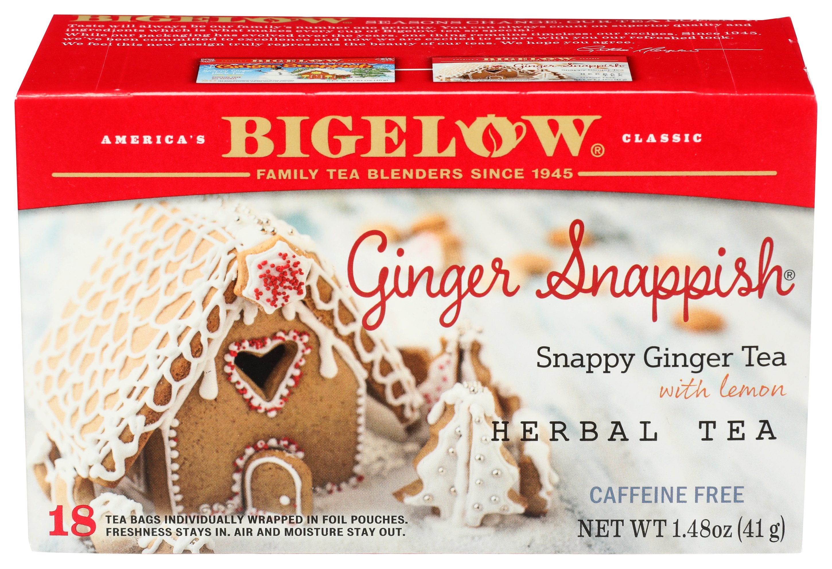 BIGELOW TEA GNGR SNAPPISH - Case of 6