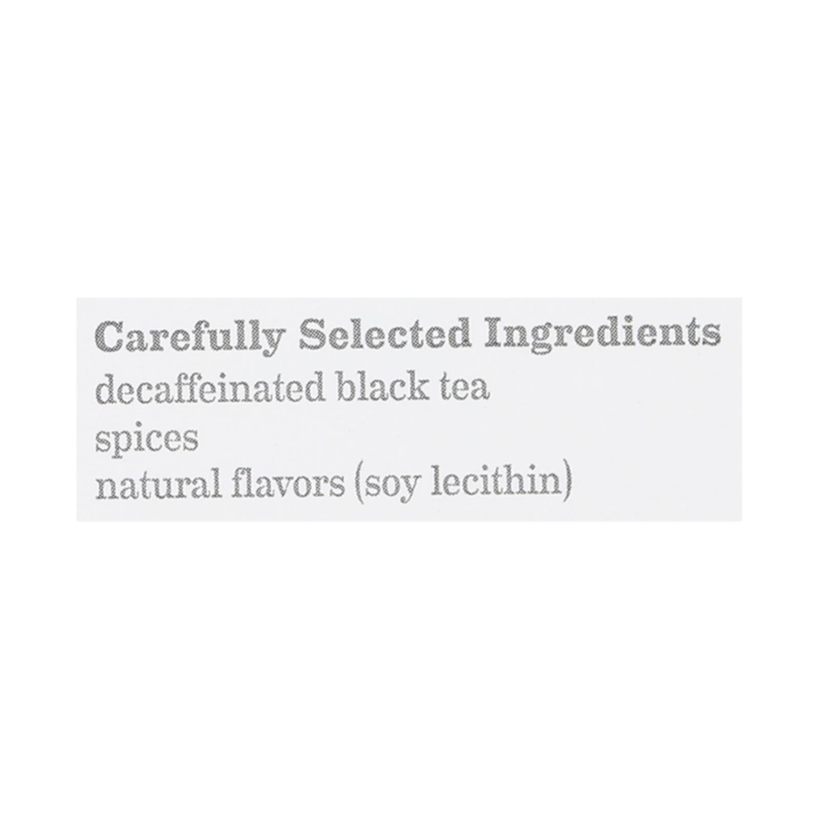 Bigelow Tea Tea - Decaf - Chai Spiced - Case of 6 - 20 BAG