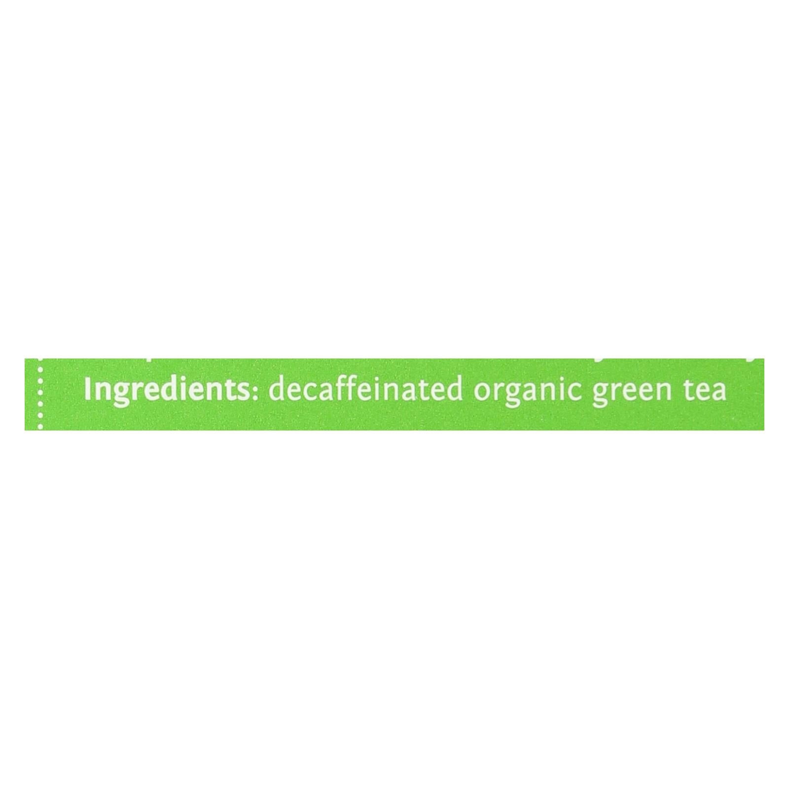 Steep By Bigelow Organic Green Tea - Pure Green Decaf - Case of 6 - 20 BAGS