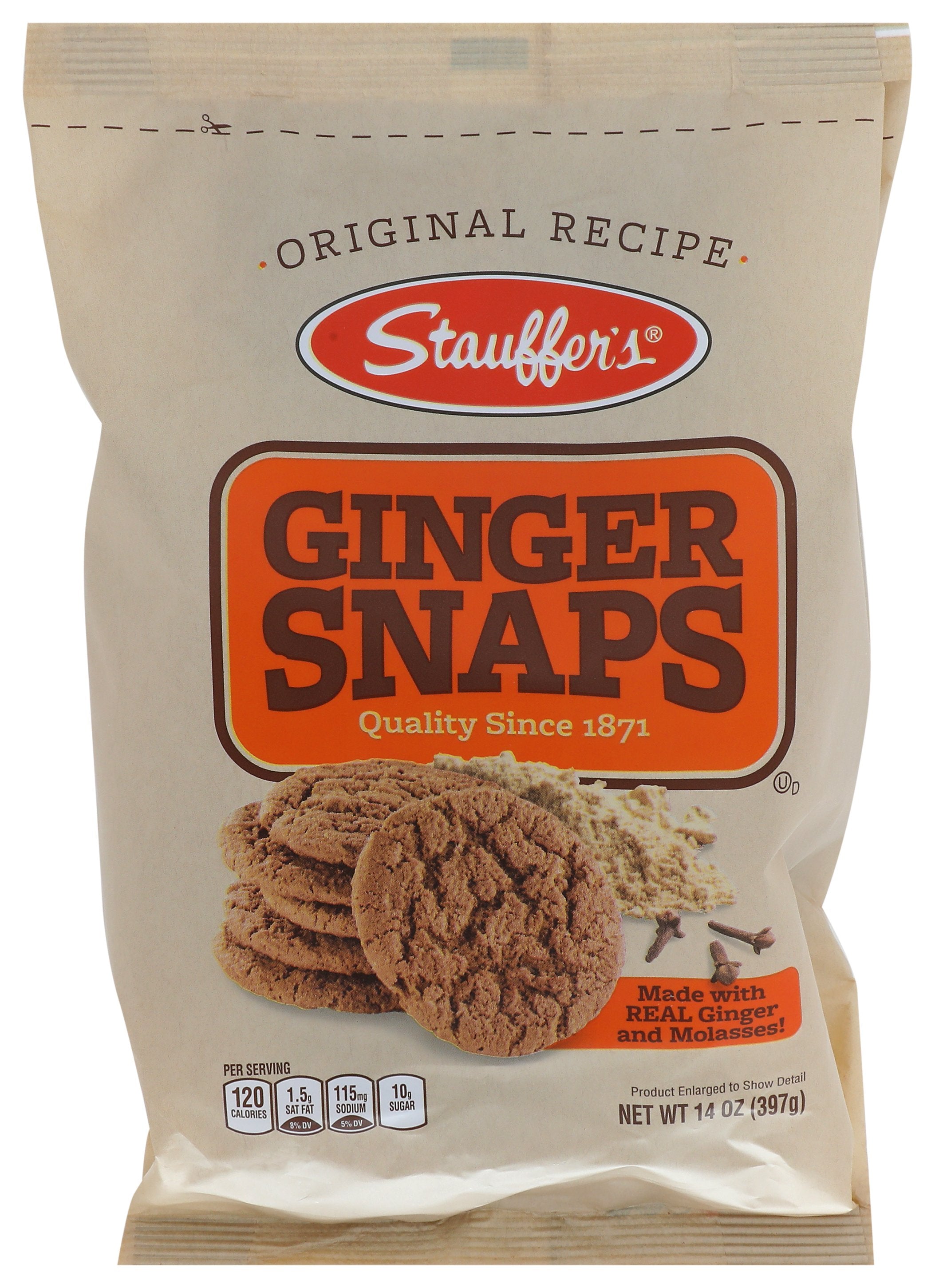 STAUFFER COOKIE GINGER SNAP ORGNL - Case of 12