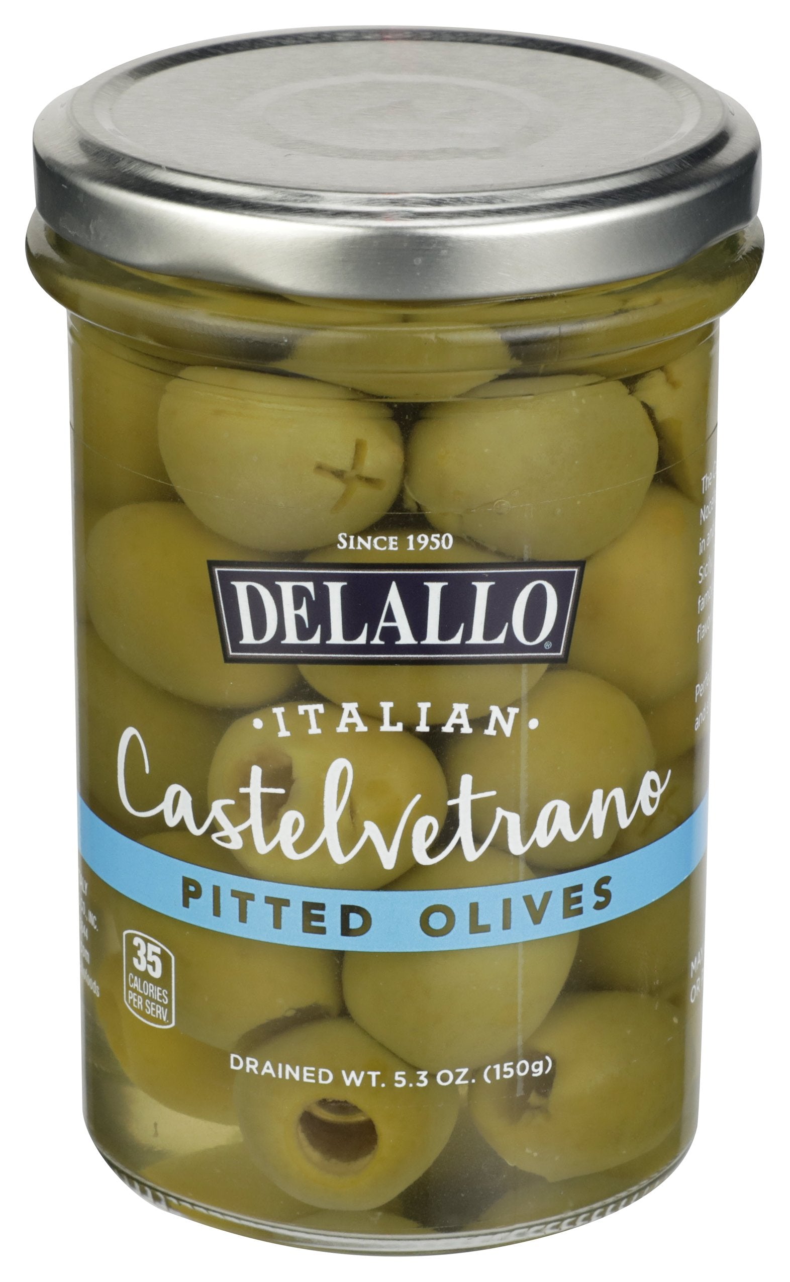 DELALLO OLIVES PITTED CASTLVRTRNO - Case of 6