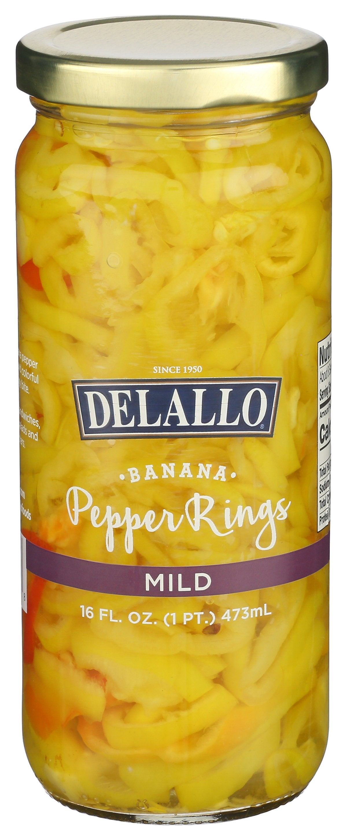 DELALLO PEPPER BANANA RING MILD - Case of 12