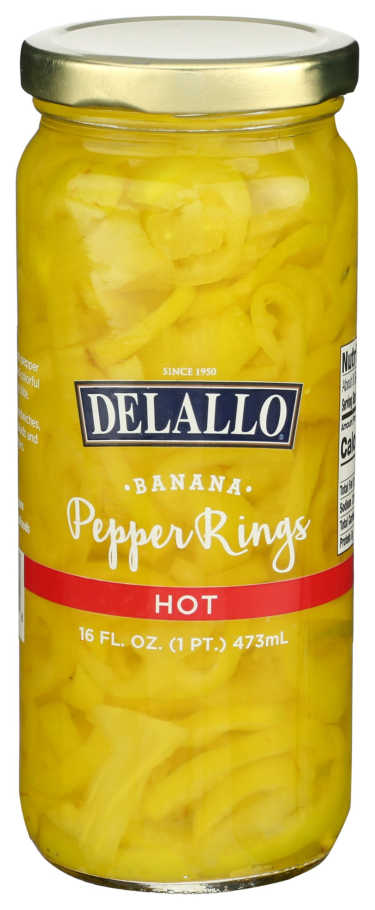 DELALLO PEPPER BANANA RING HOT - Case of 12