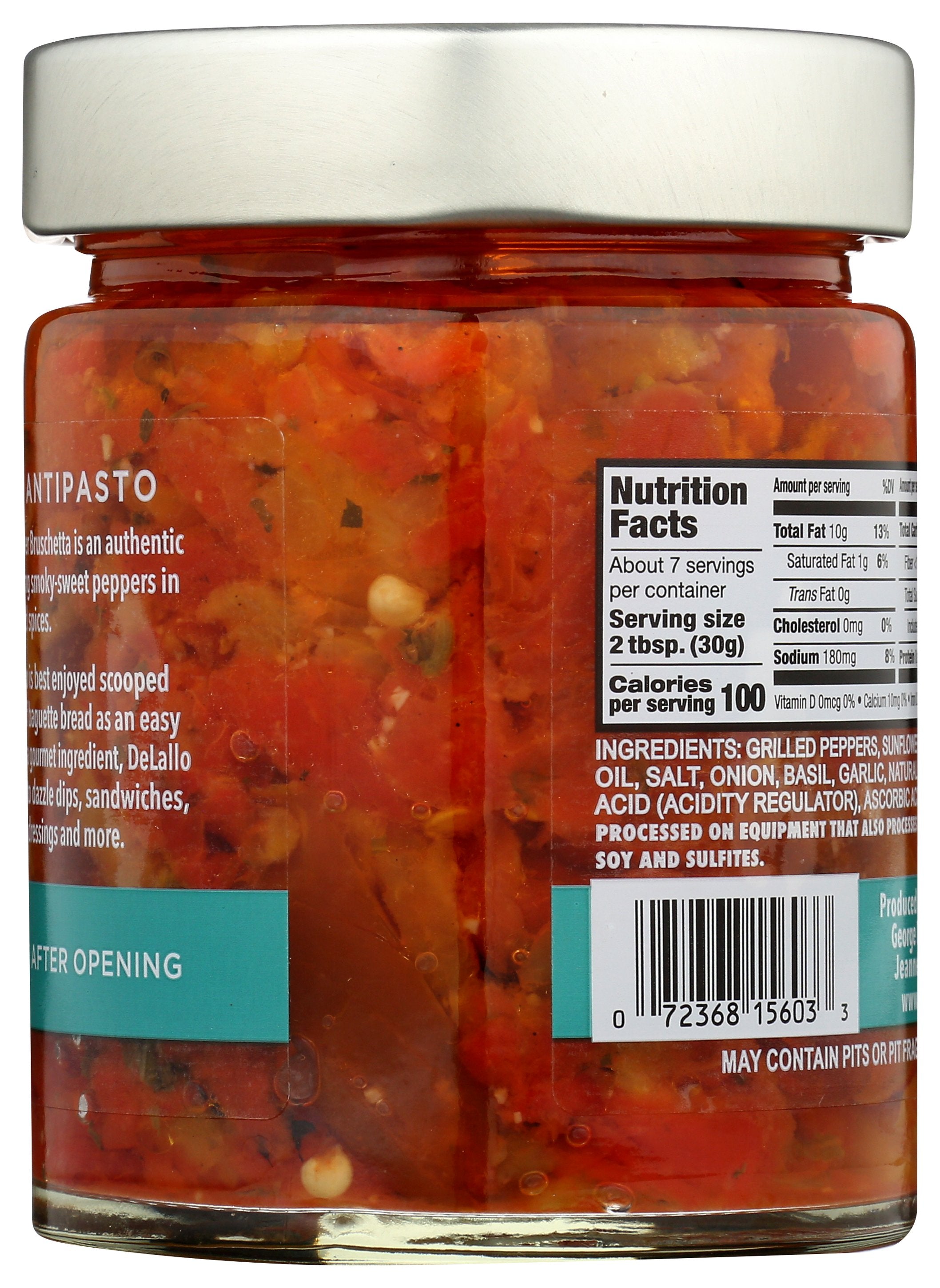 DELALLO BRUSCHETTA RSTD RED PEPPR - Case of 6