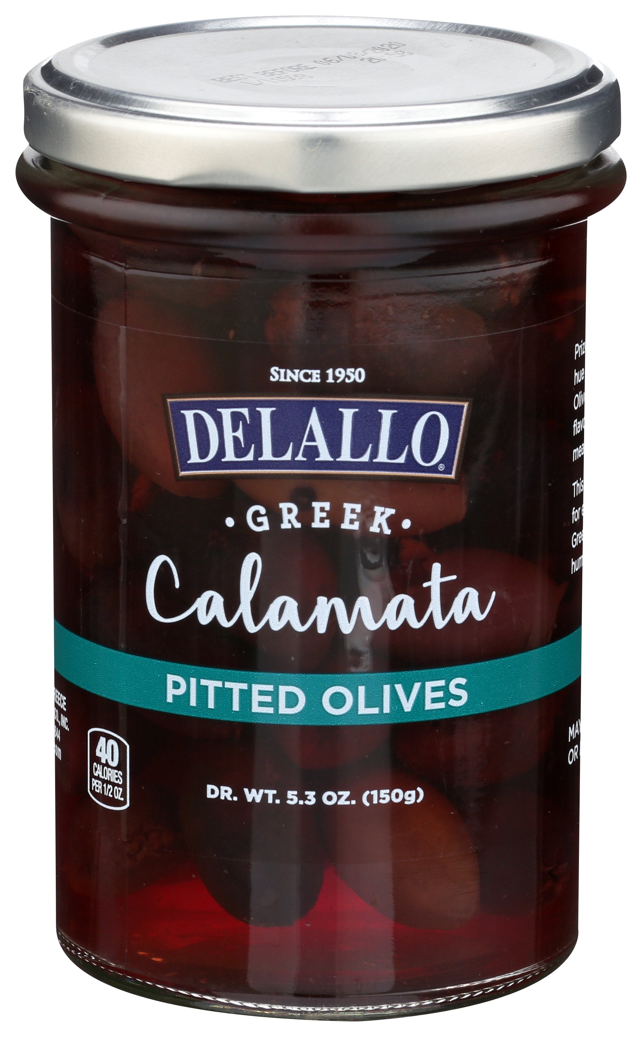 DELALLO OLIVES CALAMATA PITTED - Case of 6