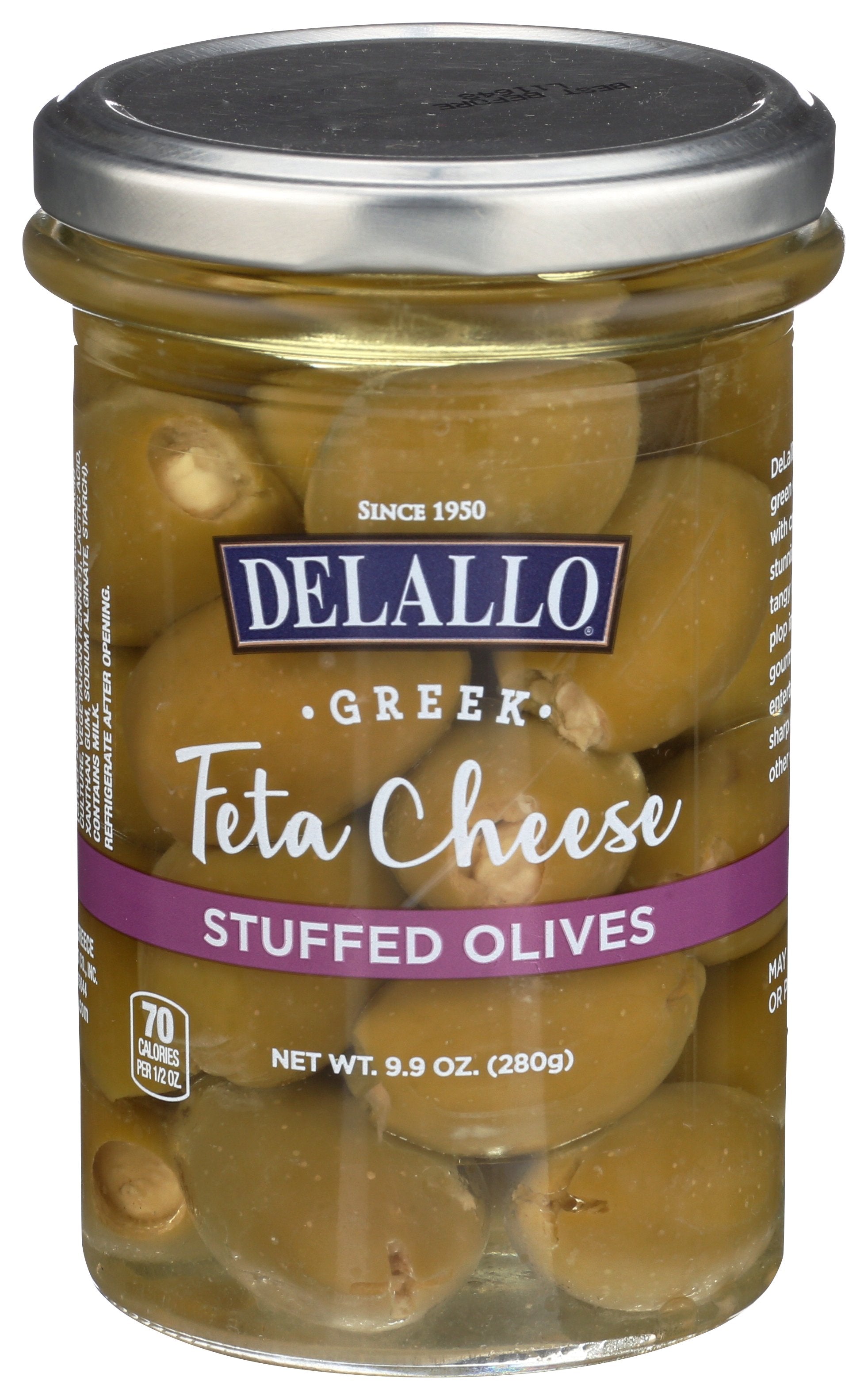 DELALLO OLIVE FETA STUFFED - Case of 6