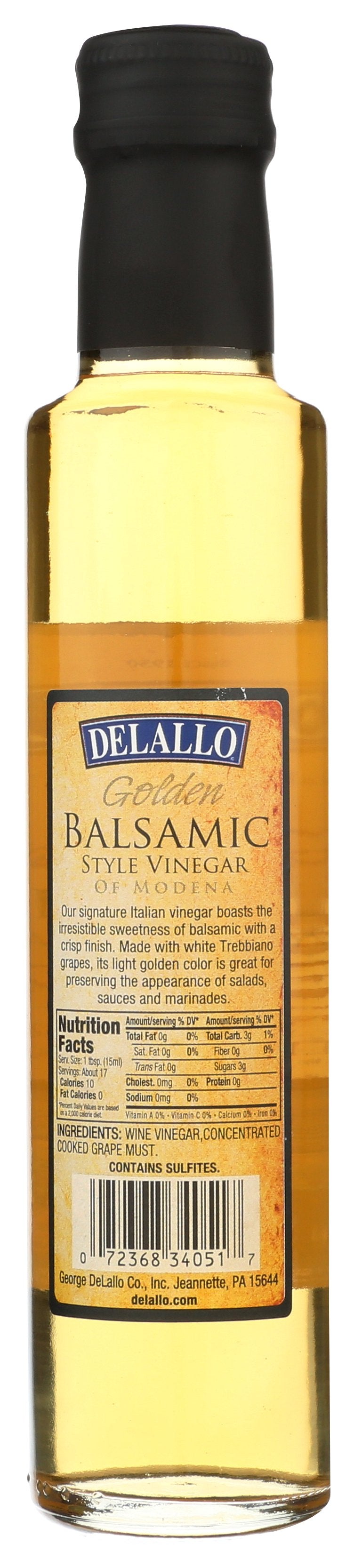 DELALLO VINEGAR GOLDEN SWEET - Case of 6