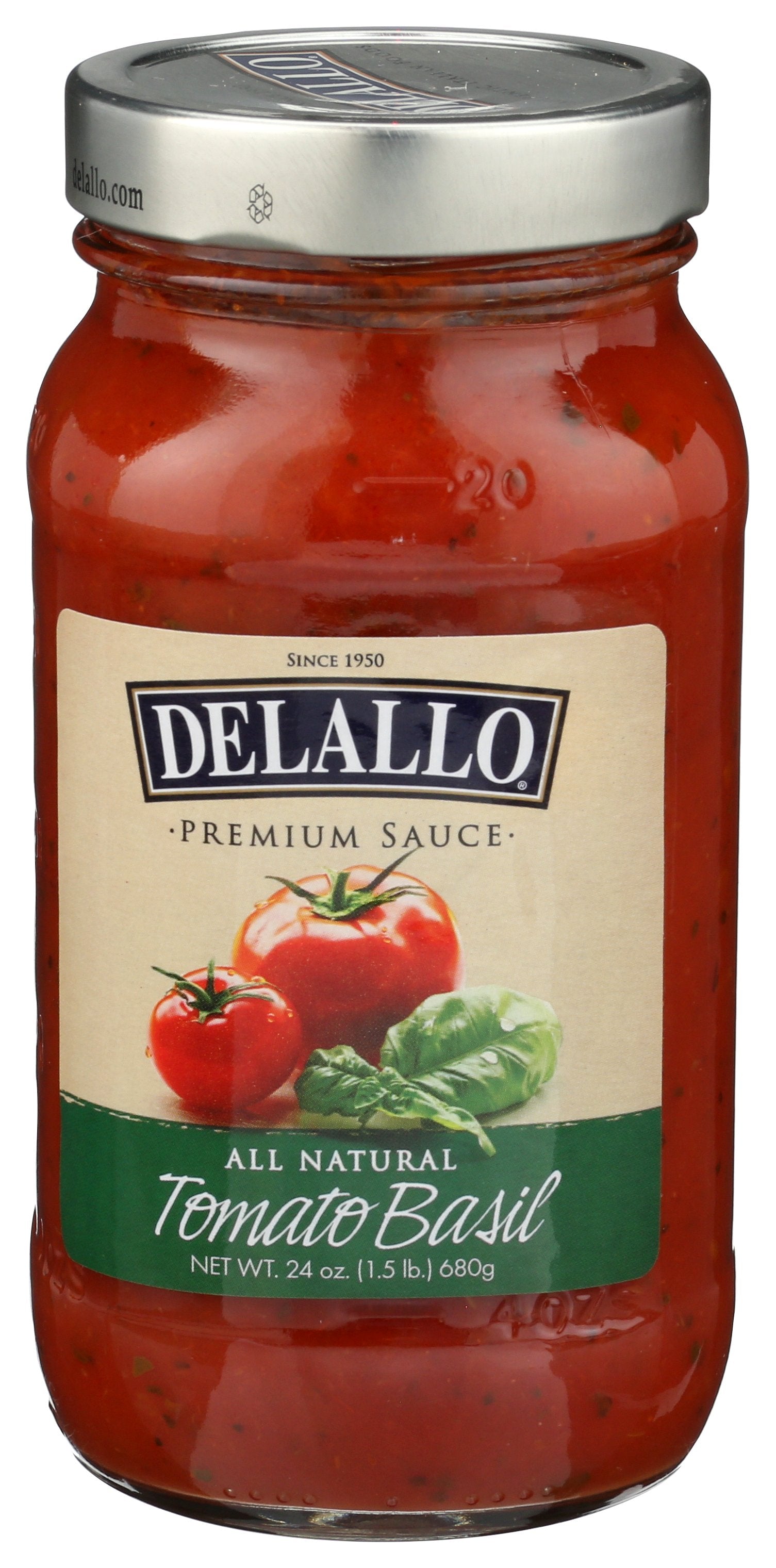 DELALLO SAUCE TOMATO BASIL - Case of 12