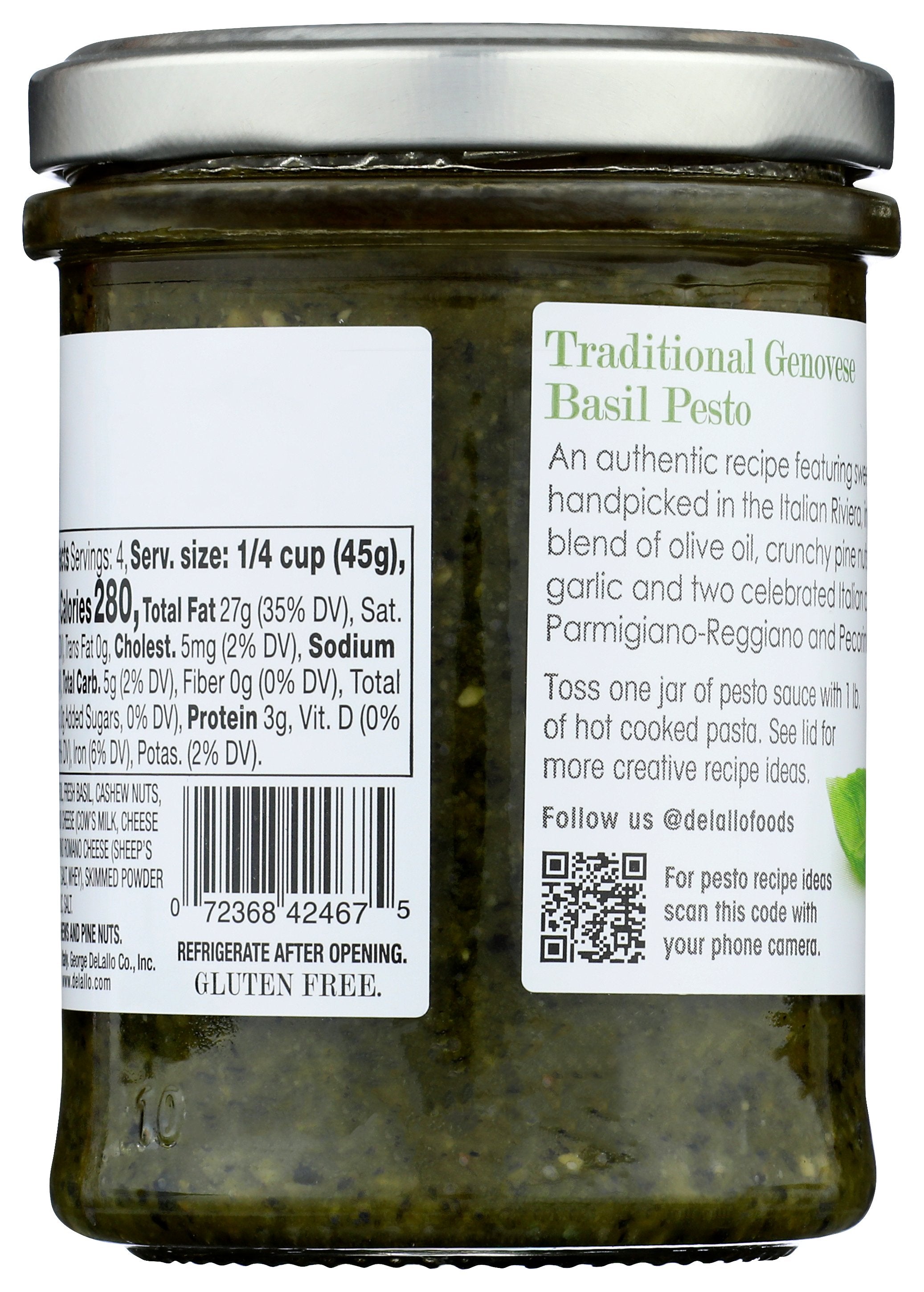 DELALLO PESTO OLIVE OIL - Case of 12