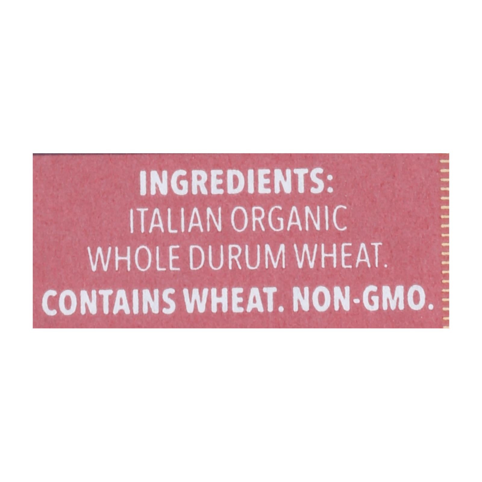 Delallo - Pasta Organic Elbows Whole Wheat #52 - Case of 12-16 Ounces