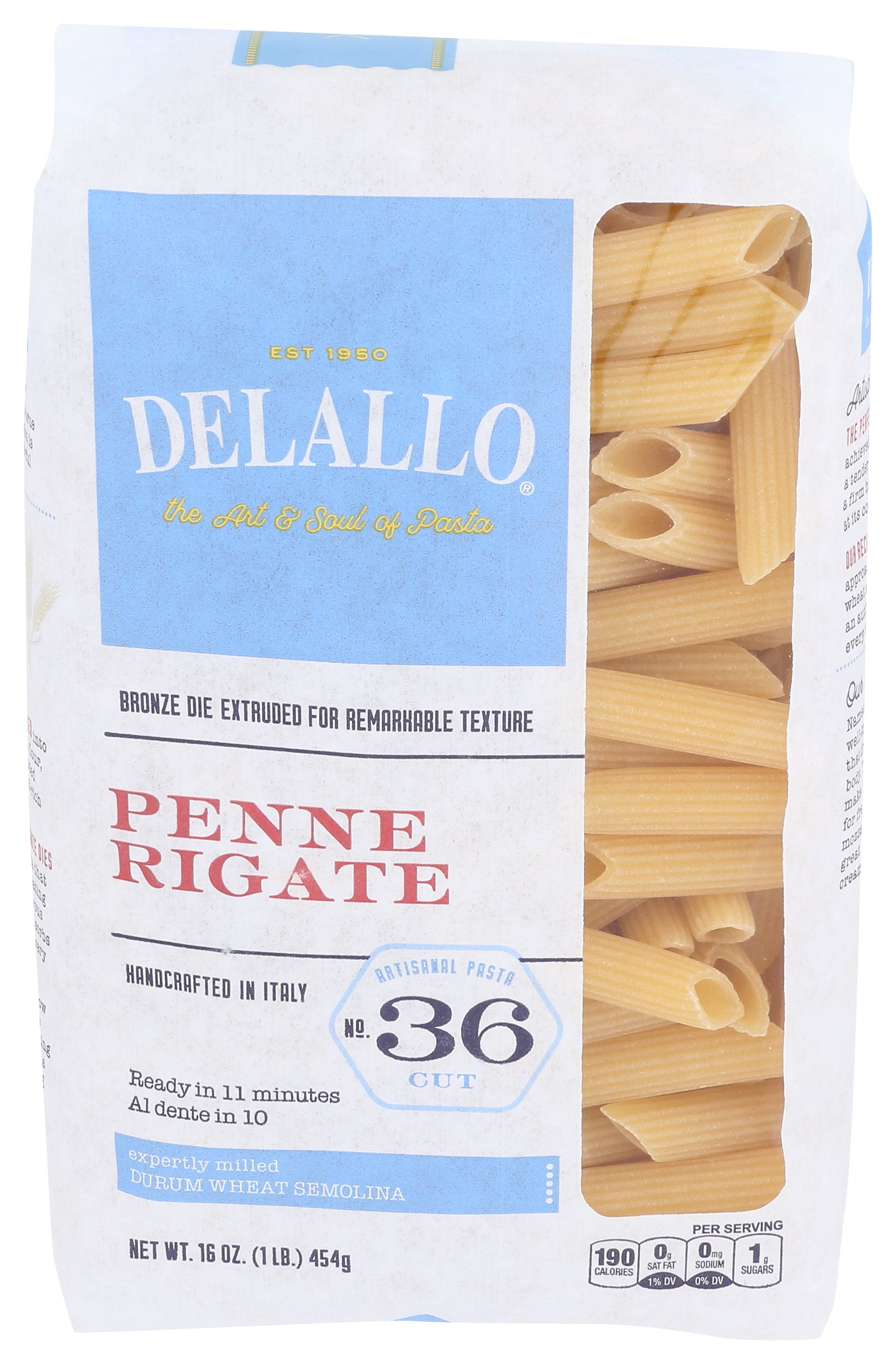 DELALLO PENNE RIGATE #36 - Case of 8