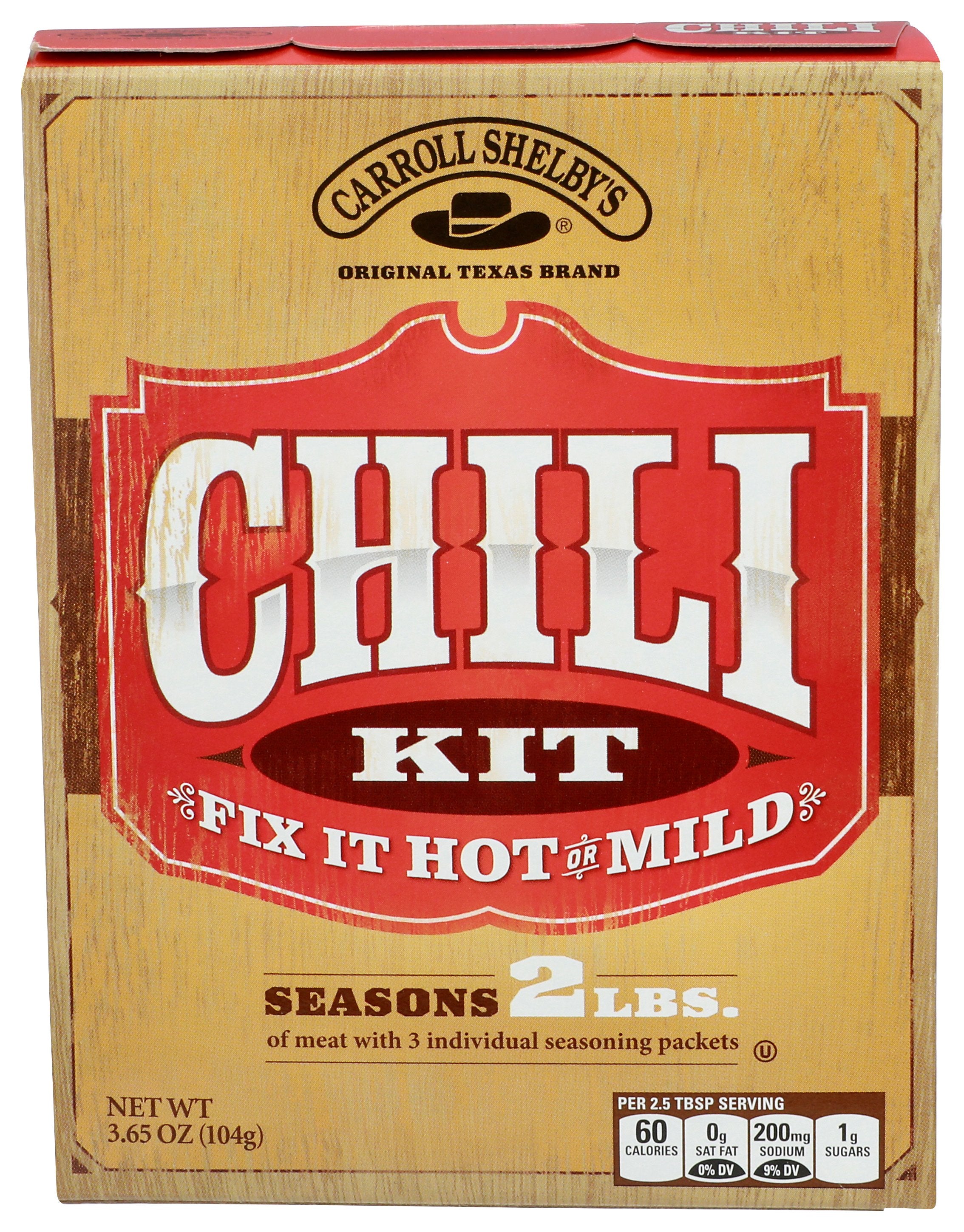 CARROLL SHELBY CHILI TEXAS KIT - Case of 8