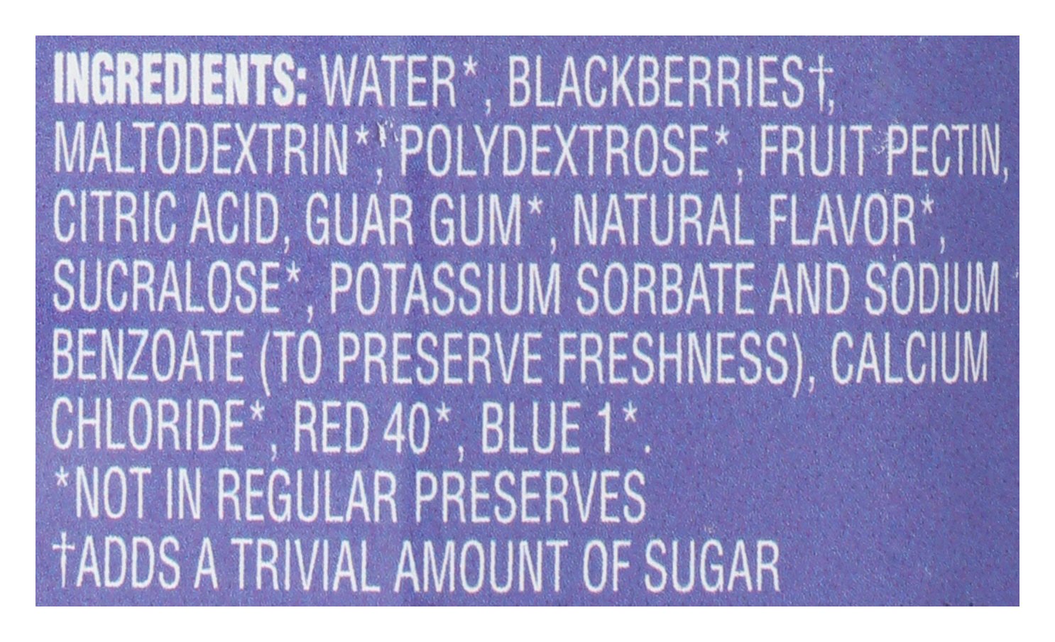 POLANER PRESERVE SF BLACKBRY - Case of 12