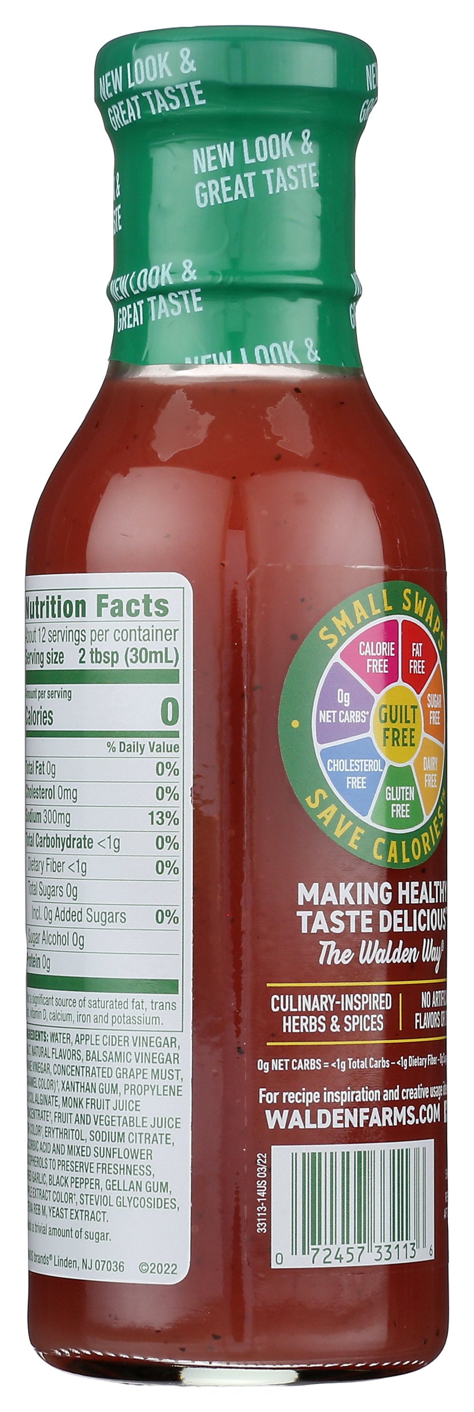 WALDEN FARMS DRSSNG CF RASPBRY - Case of 6
