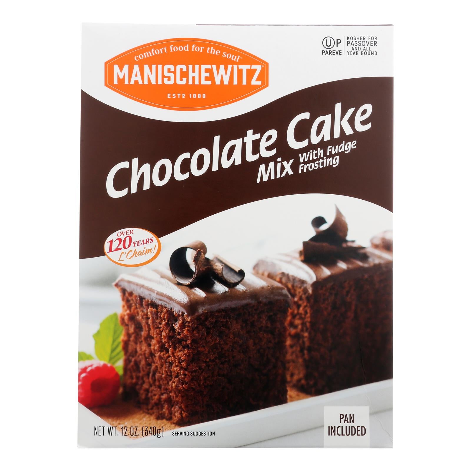 Manischewitz - Mix Cake Chocolate Kosher for Passover - Case of 12-12 OZ