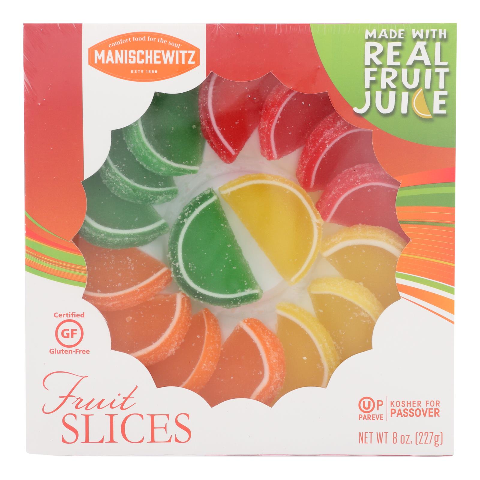 Manischewitz - Fruit Slices - Case of 12 - 8 oz.