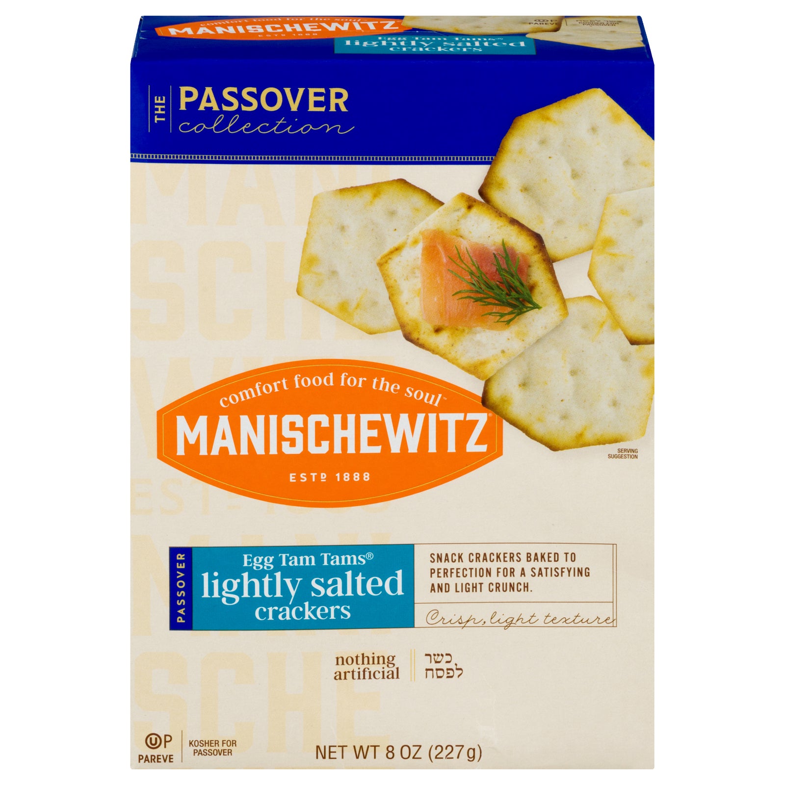 Manischewitz - Cracker Tam Tam Original - Case of 24-8 OZ