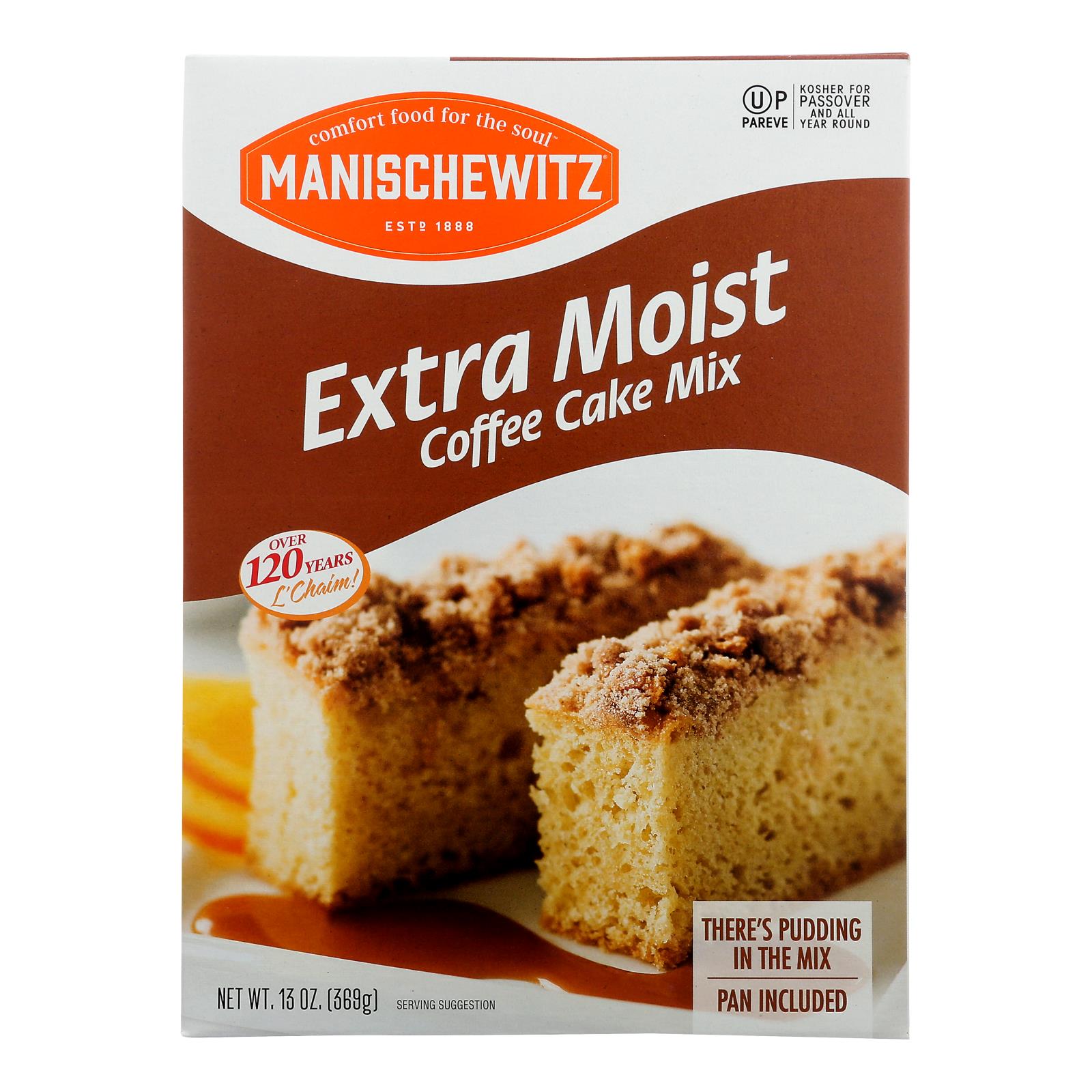 Manischewitz - Mix Cake X Mst Cof Pas - Case of 12-13 OZ