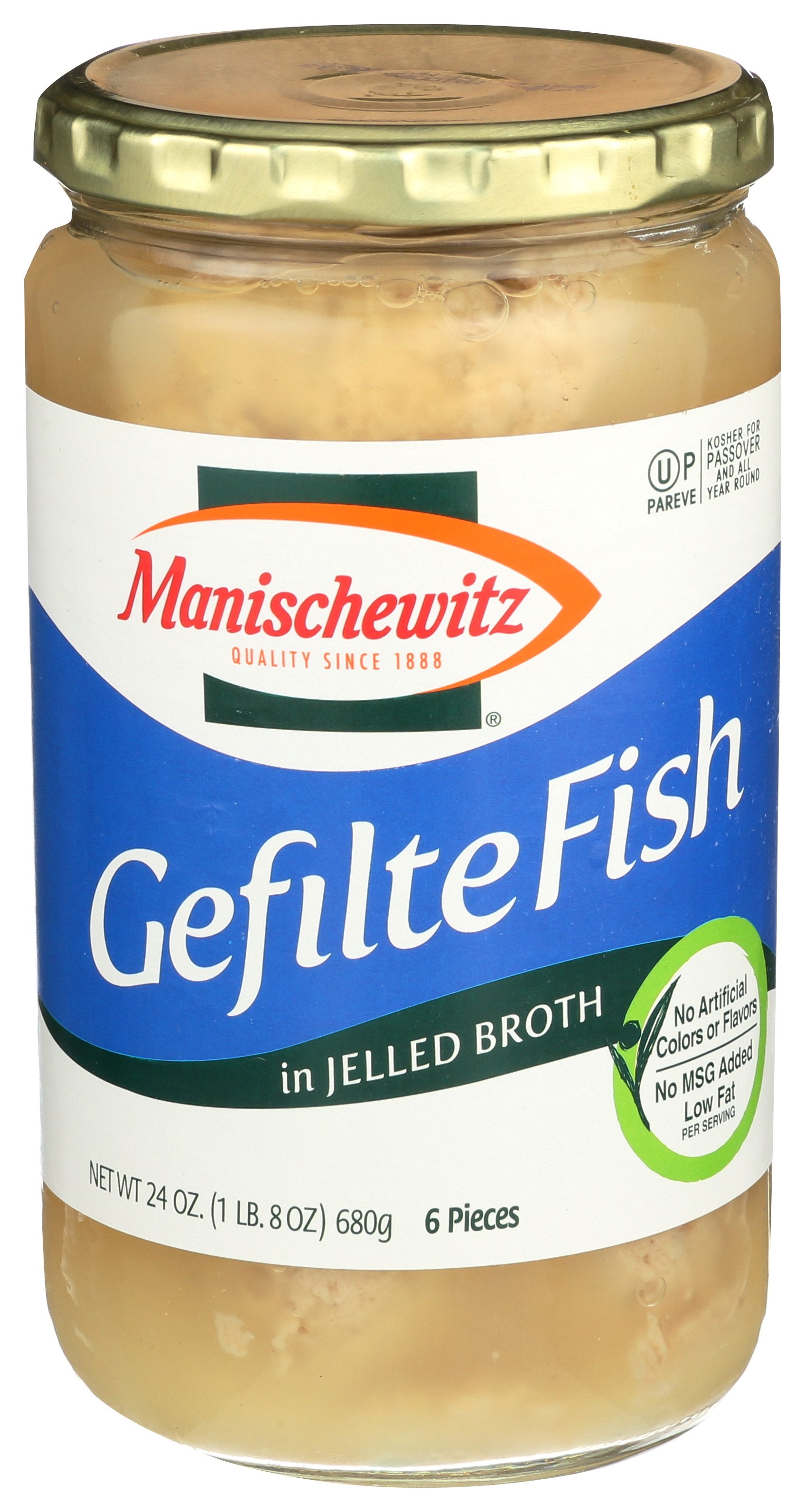 MANISCHEWITZ FISH GEFILTE JEL - Case of 6