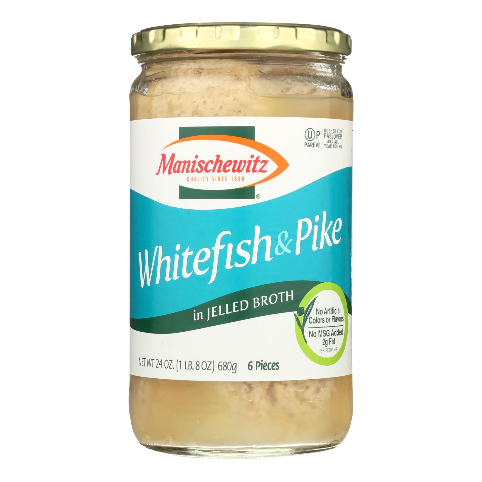 Manischewitz® Whitefish & Pike - Case Of 12 - 24 Oz