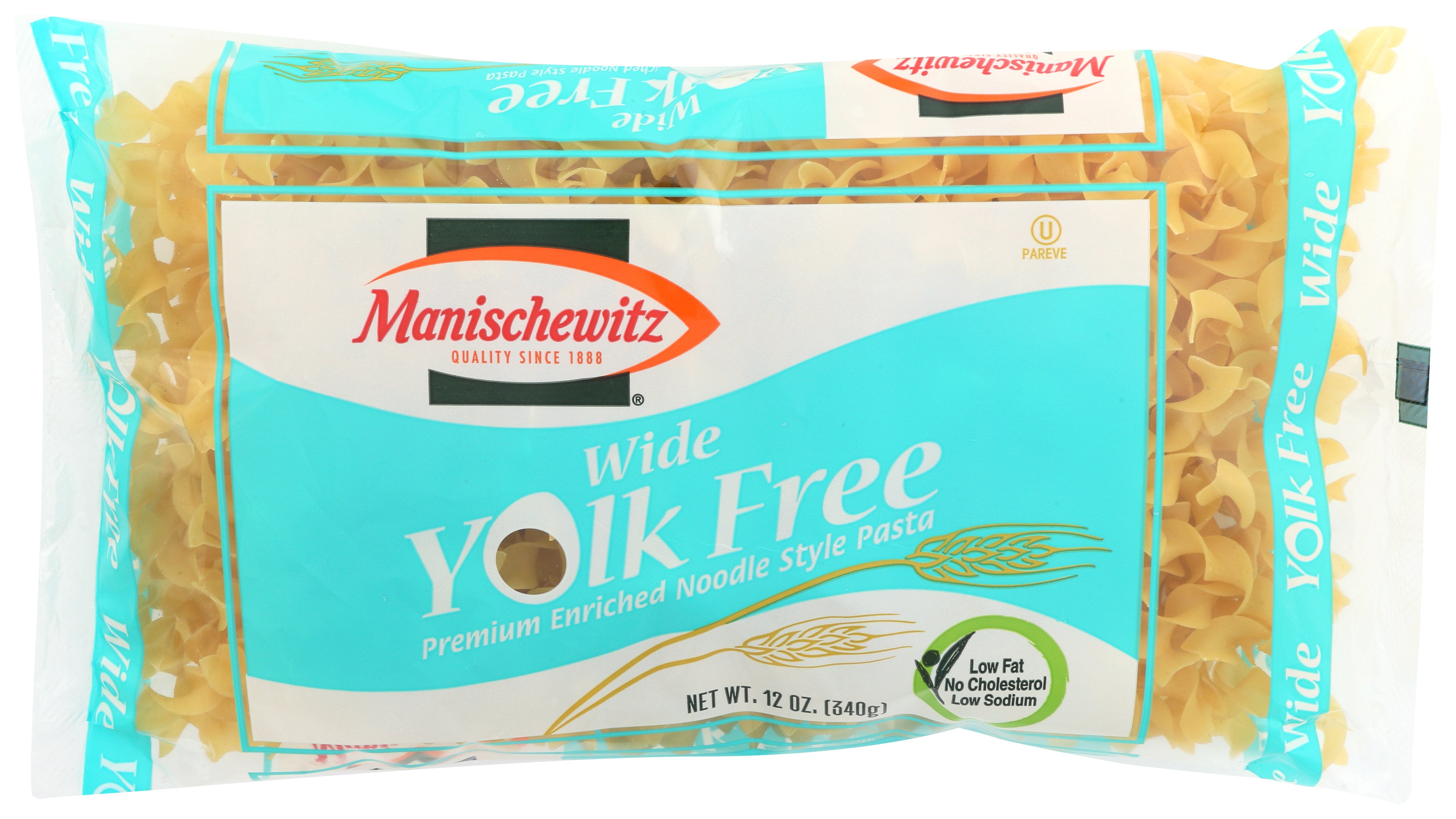 MANISCHEWITZ NOODLE YOLK FREE WIDE - Case of 12