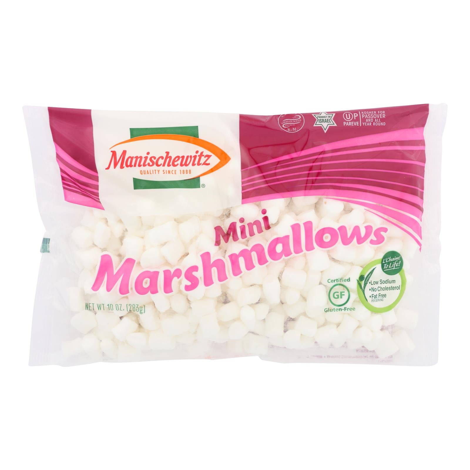 Manischewitz - Marshmllw Mini Kosher for Passover - Case of 12-10 OZ