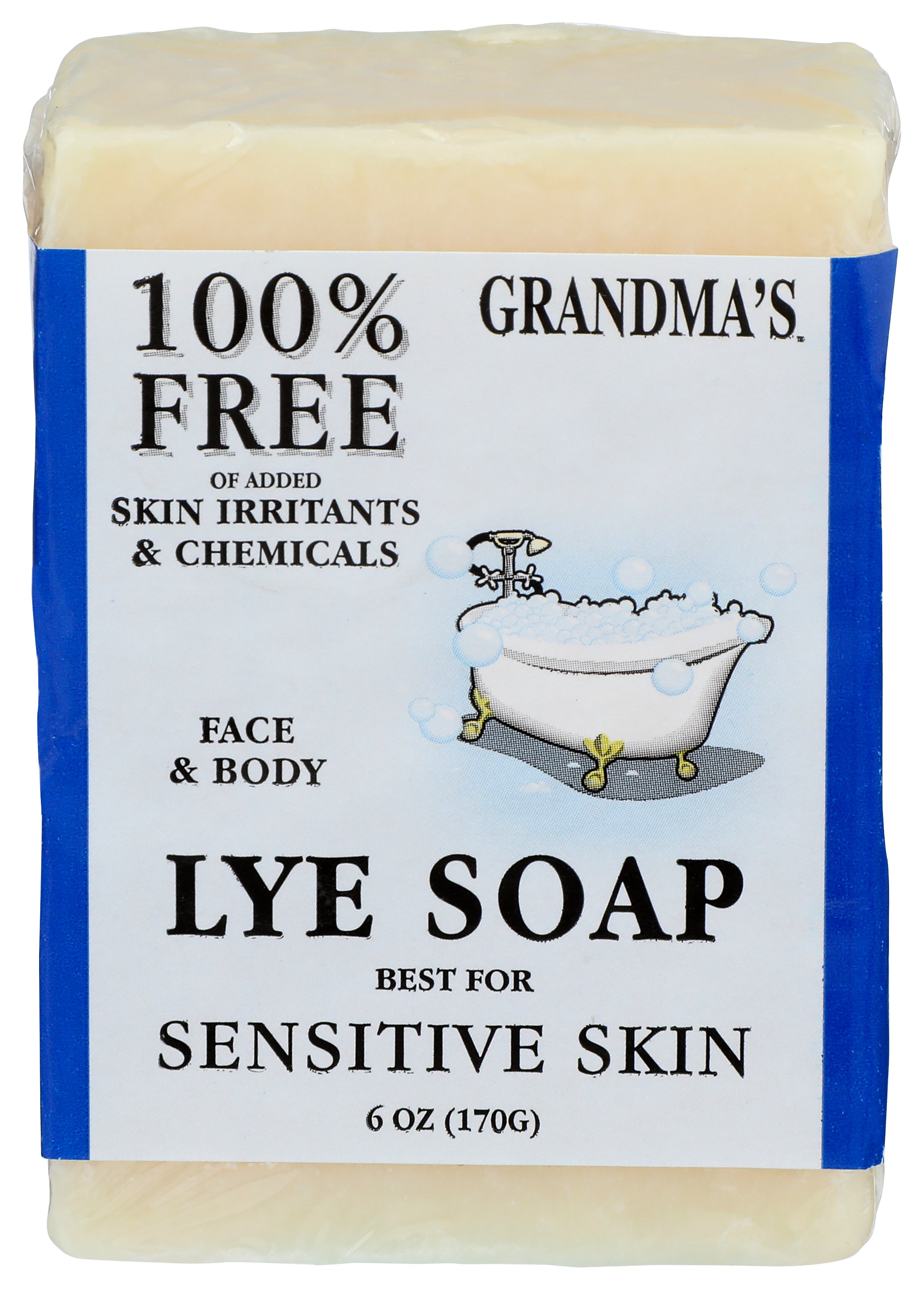 Grandmas Pure & Natural Soap Lye - Case of 1 - 6 OZ