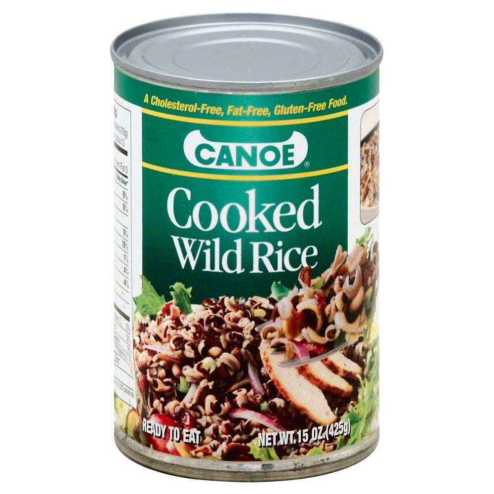 Canoe Rice Wild Precooked Tin - Count of 12 - 15oz