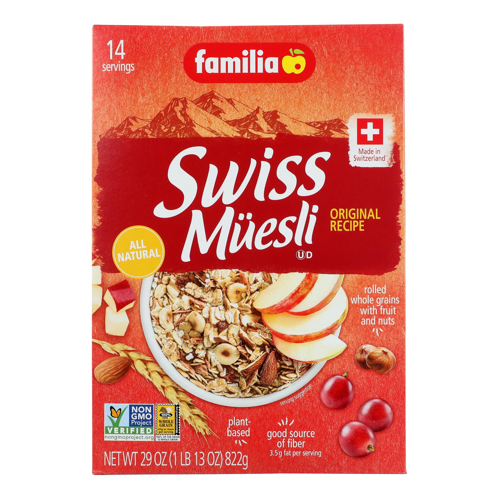 Familia - Muesli Swiss Original - Case Of 6-29 Oz