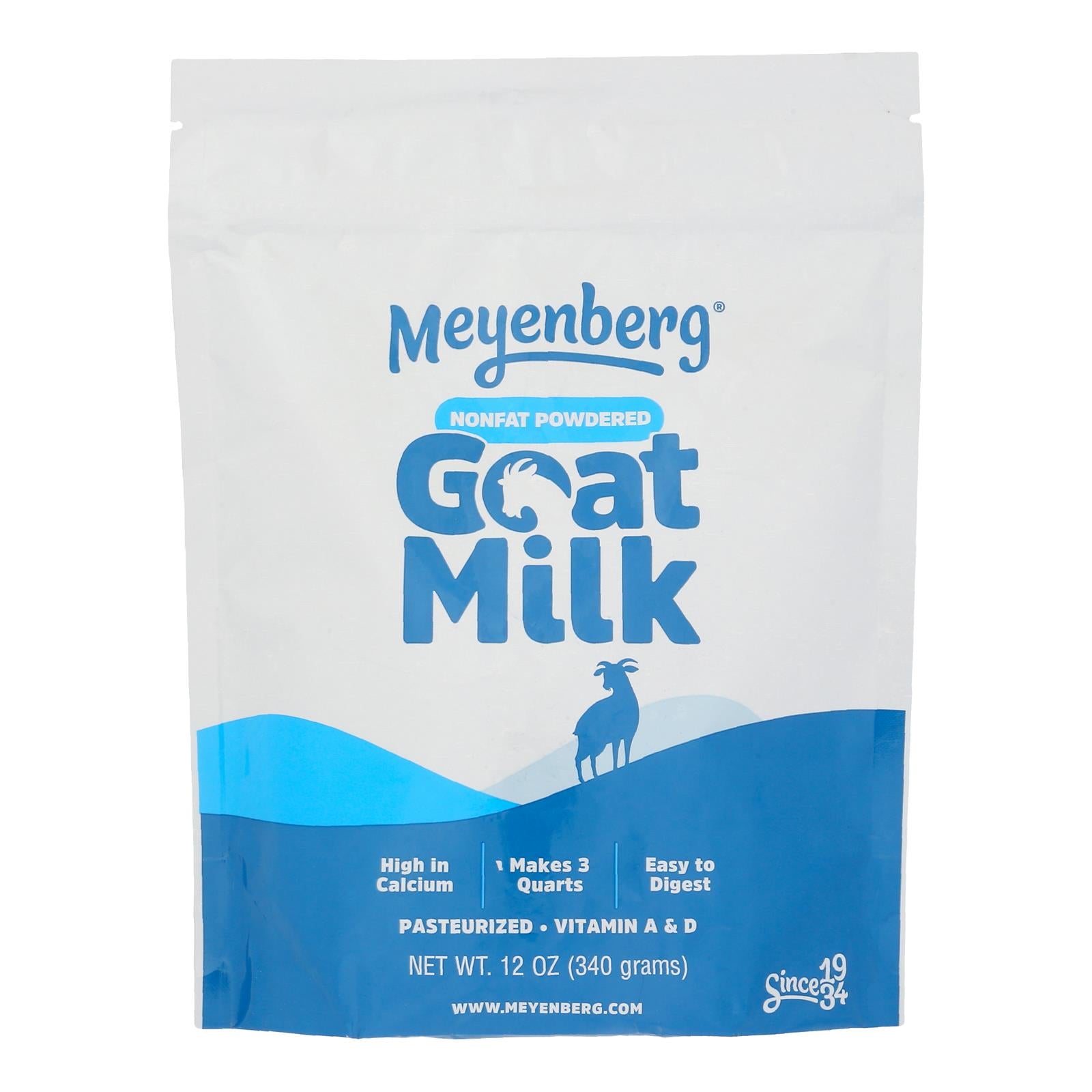 Meyenberg - Goat Milk Powdrd Non Fat - Case Of 6-12 Oz