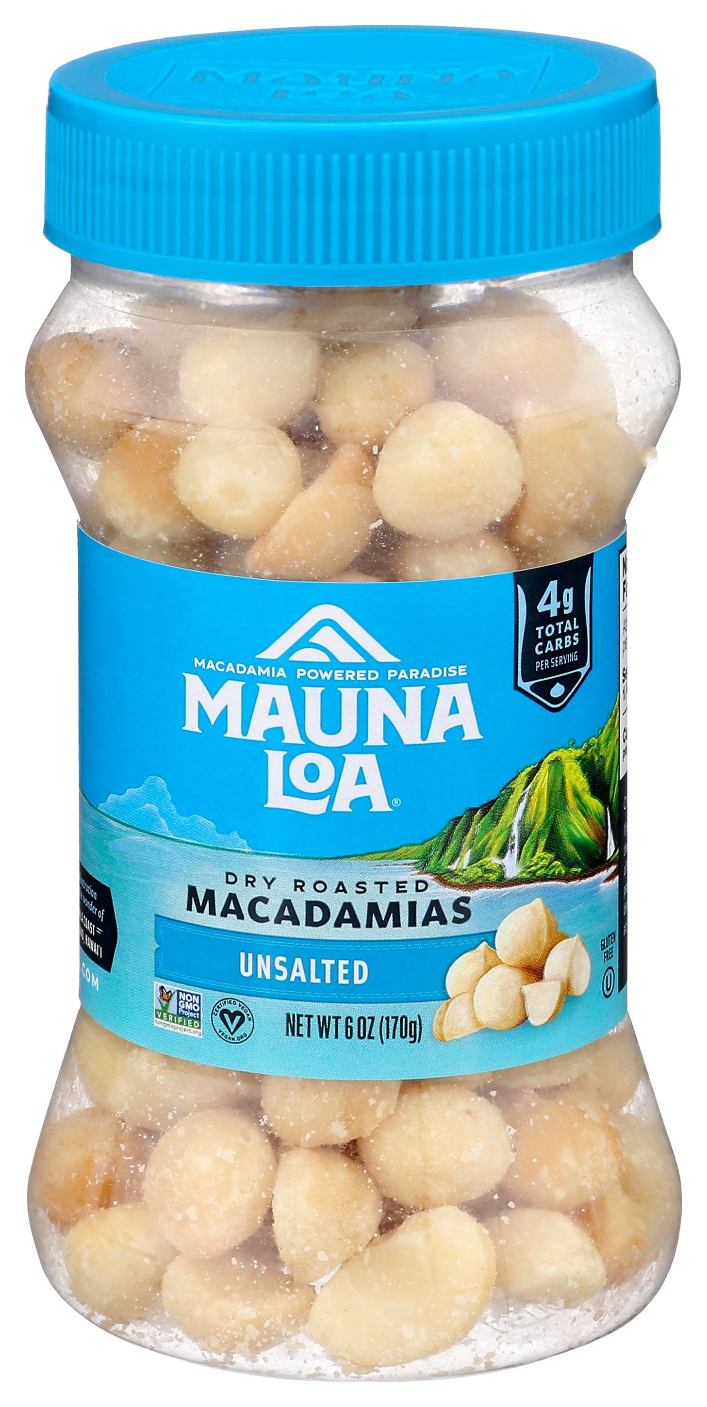 MAUNA LOA MACADAMIAS UNSALTED - Case of 12
