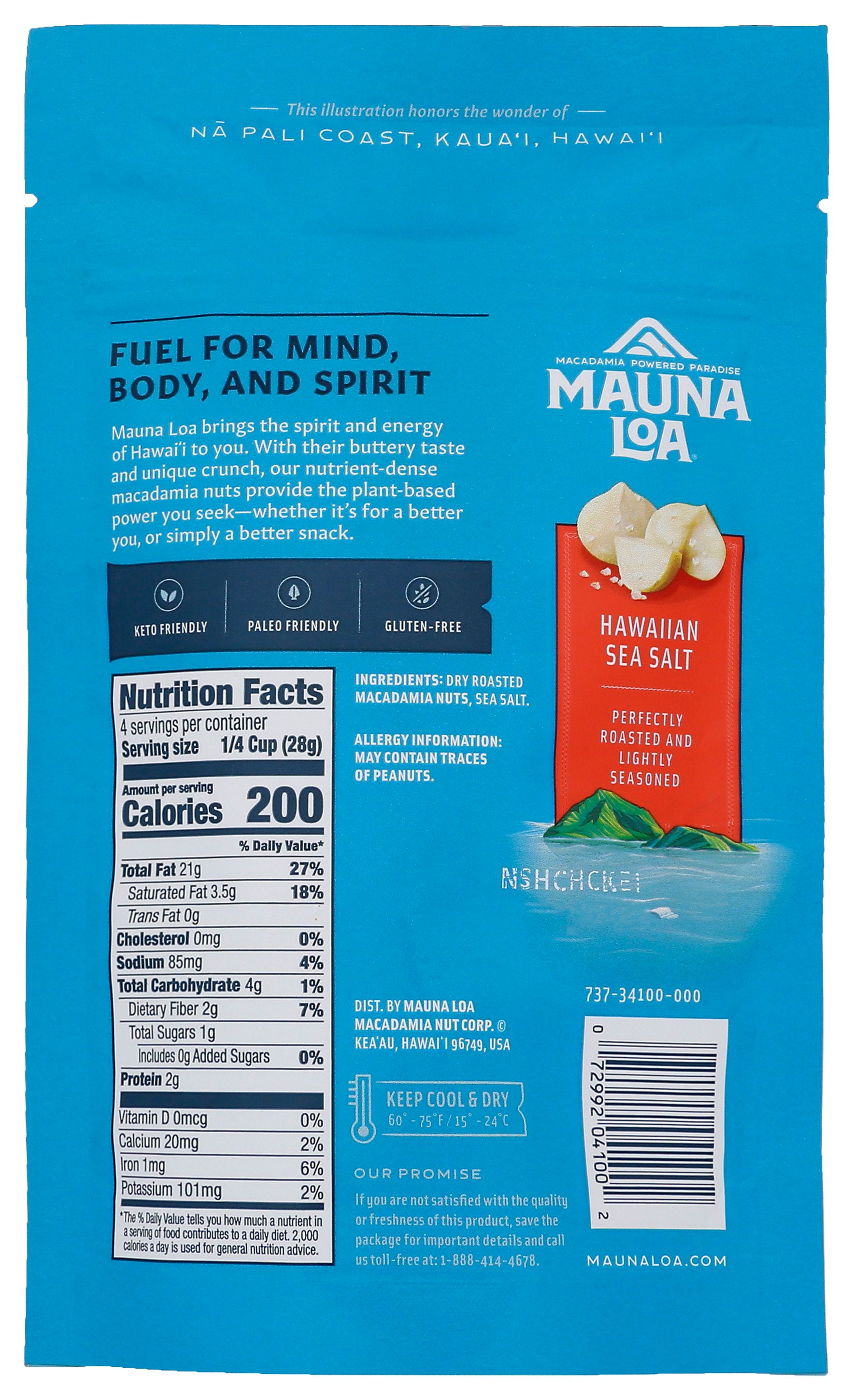 MAUNA LOA MACADAMIAS SSALT HAWAIIAN - Case of 6