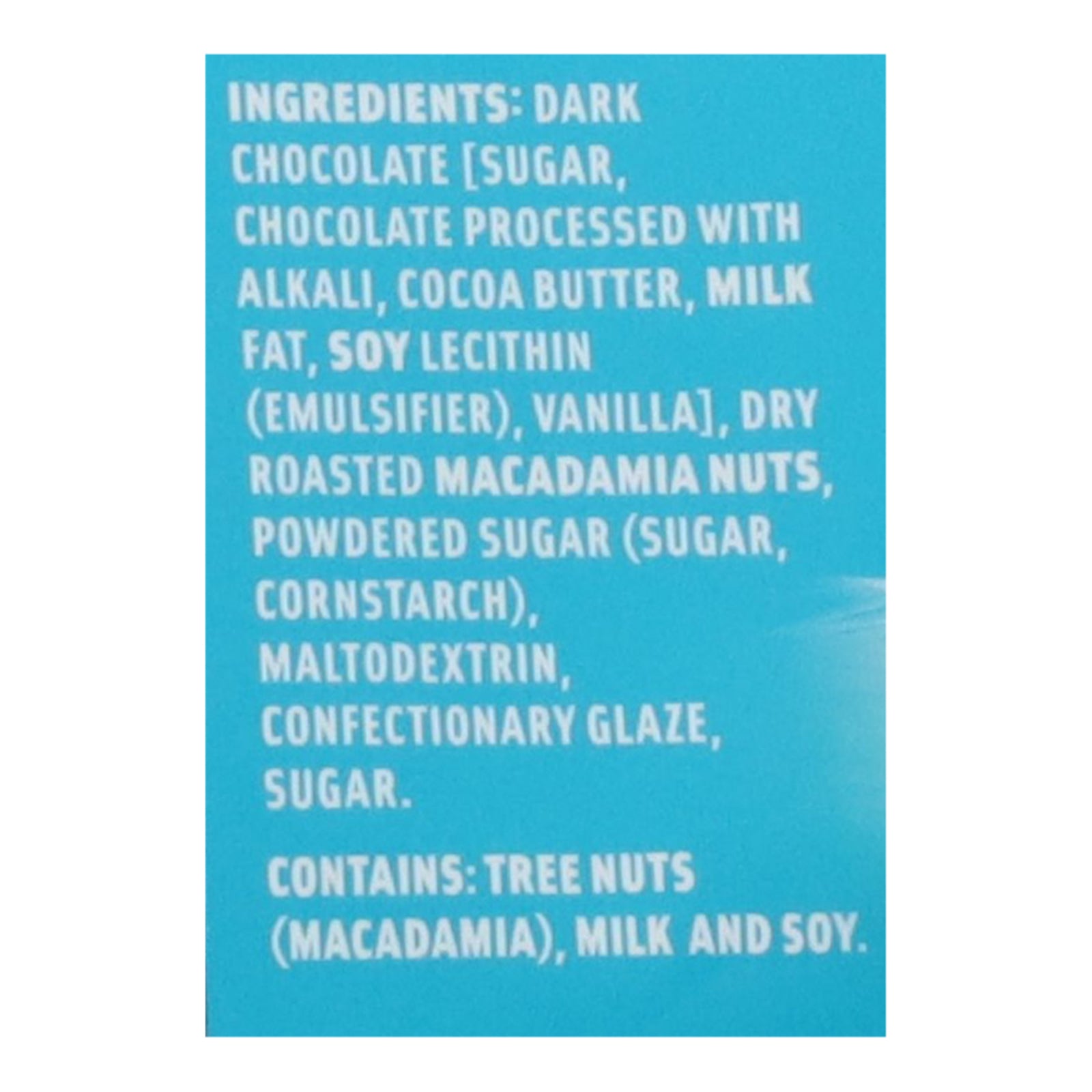 Mauna Loa - Macadmn Nuts Dark Choc - CS of 6-4 OZ