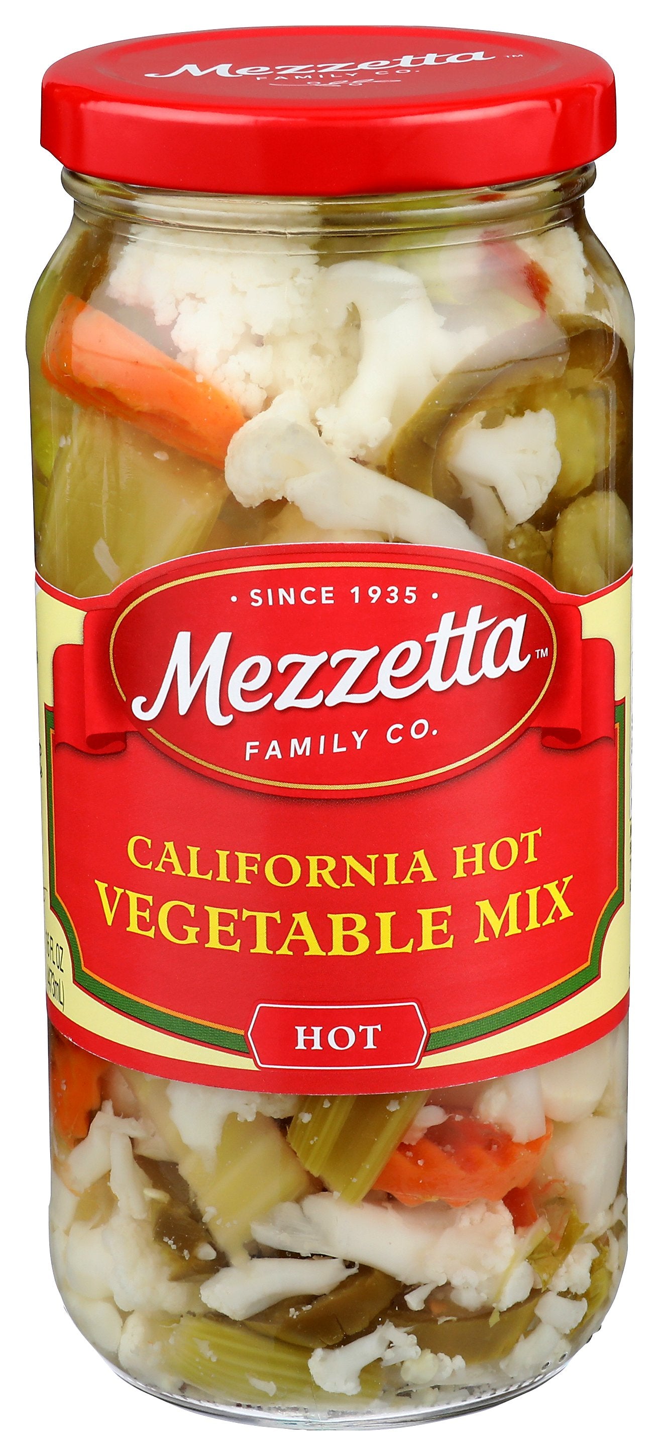 MEZZETTA VEGETABLE MXD HOT - Case of 6