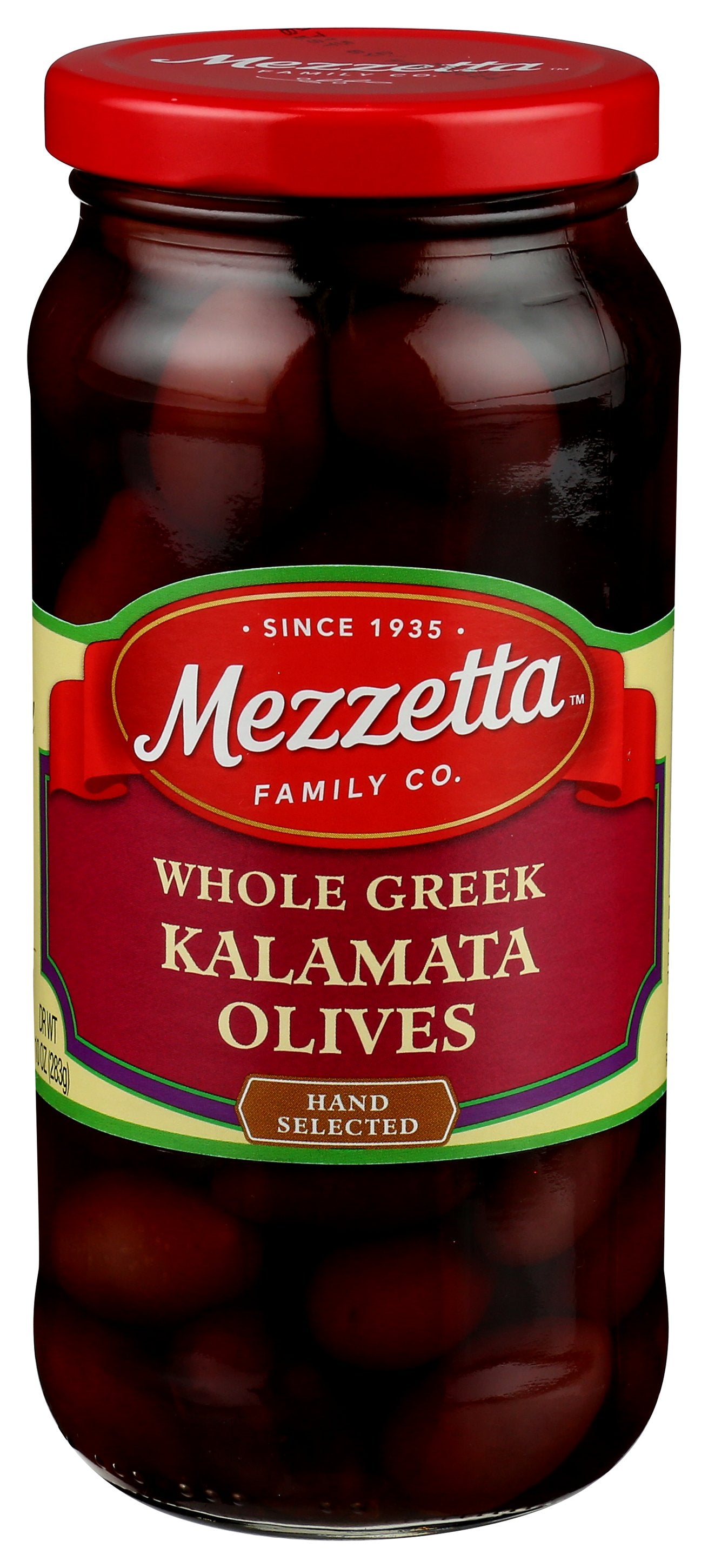 MEZZETTA OLIVE GREEK KALAMATA - Case of 6