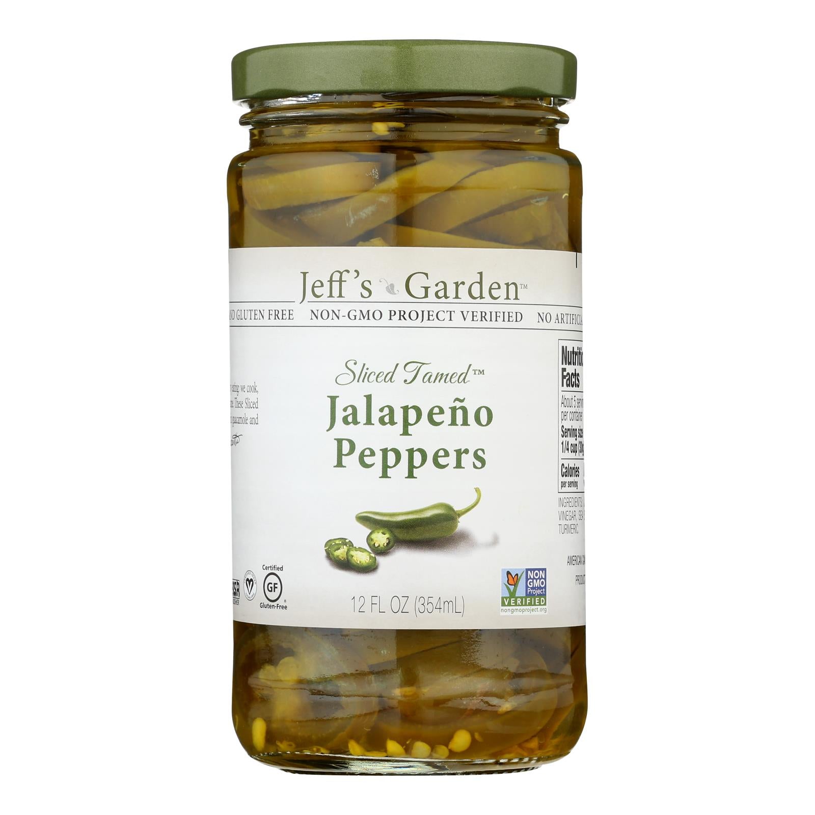 Jeff's Natural Jeff's Natural Jalapeno Peppers - Jalapeno - Case Of 6 - 12 Oz.