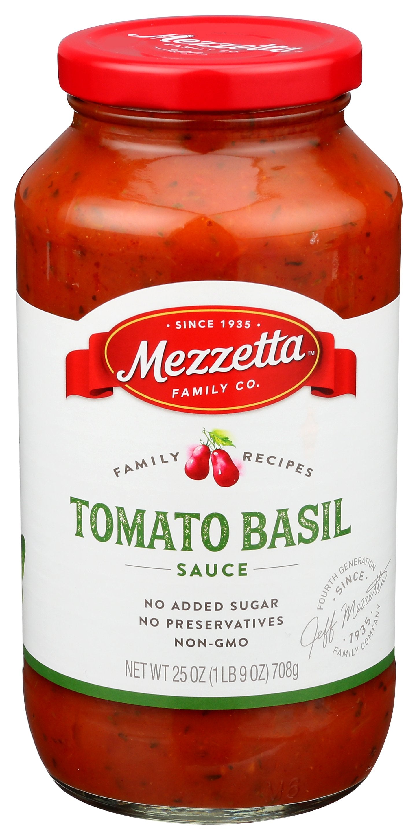 MEZZETTA SAUCE PSTA TOM SWT BASL NV - Case of 6