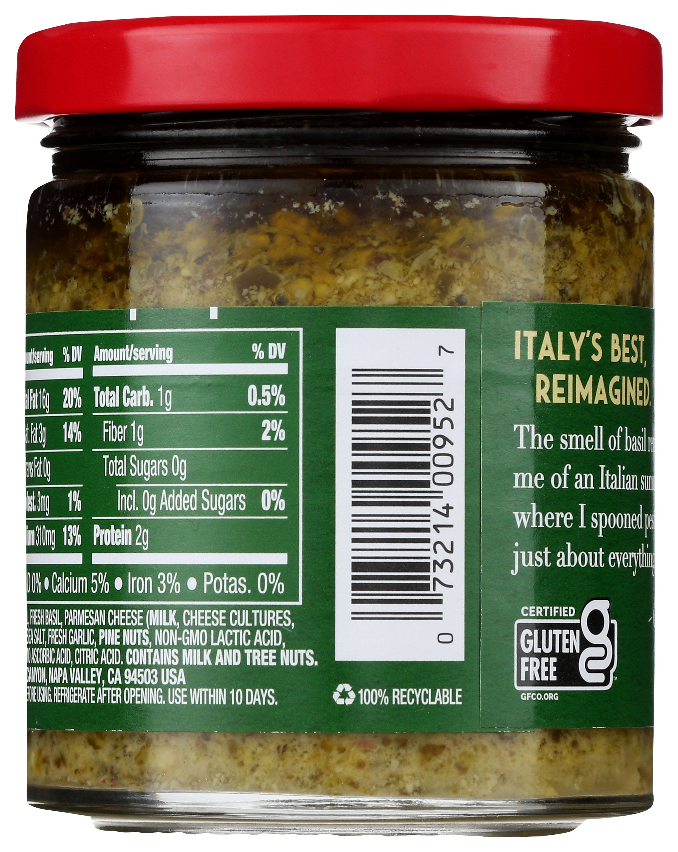 MEZZETTA SAUCE PESTO BASIL ITAL HMSTYL - Case of 6