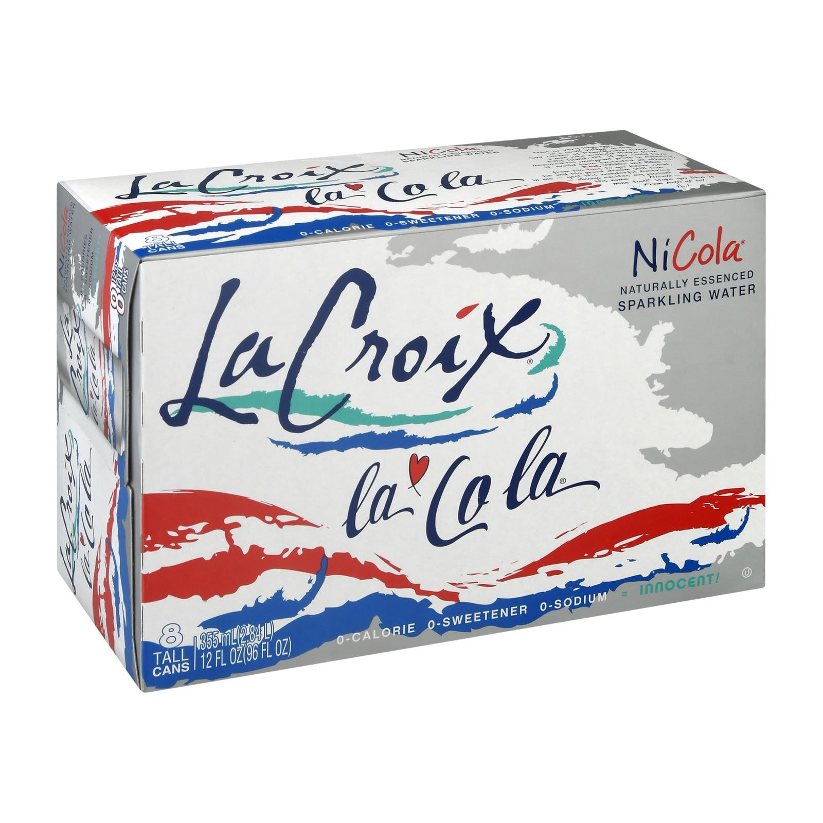 Lacroix Sparkling Water - Nicola - Case of 3 - 8/12 fl oz
