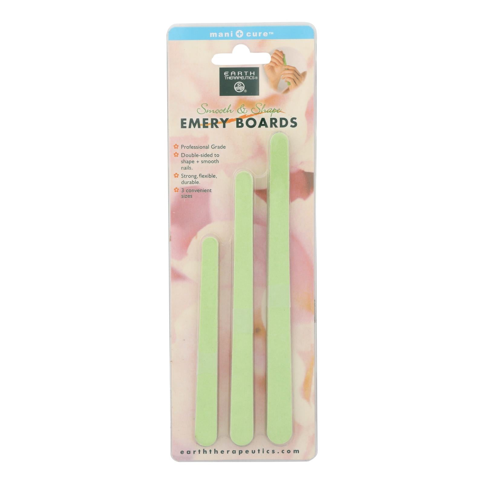 Earth Therapeutics Smooth And Shape Emery Boards - 15 Files