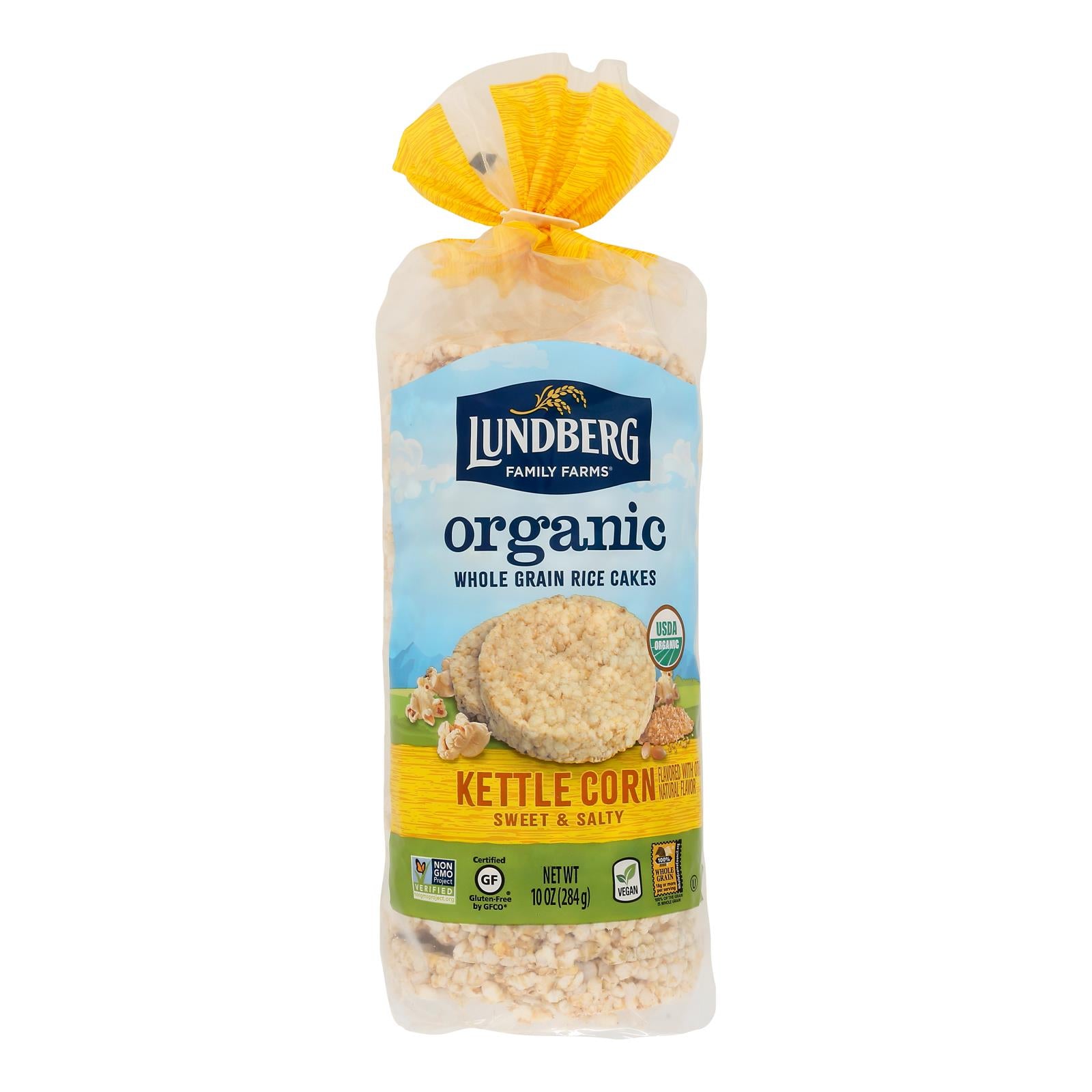 Lundberg Family Farms - Rice Cake Brn Kettle - Case Of 6-10 Oz
