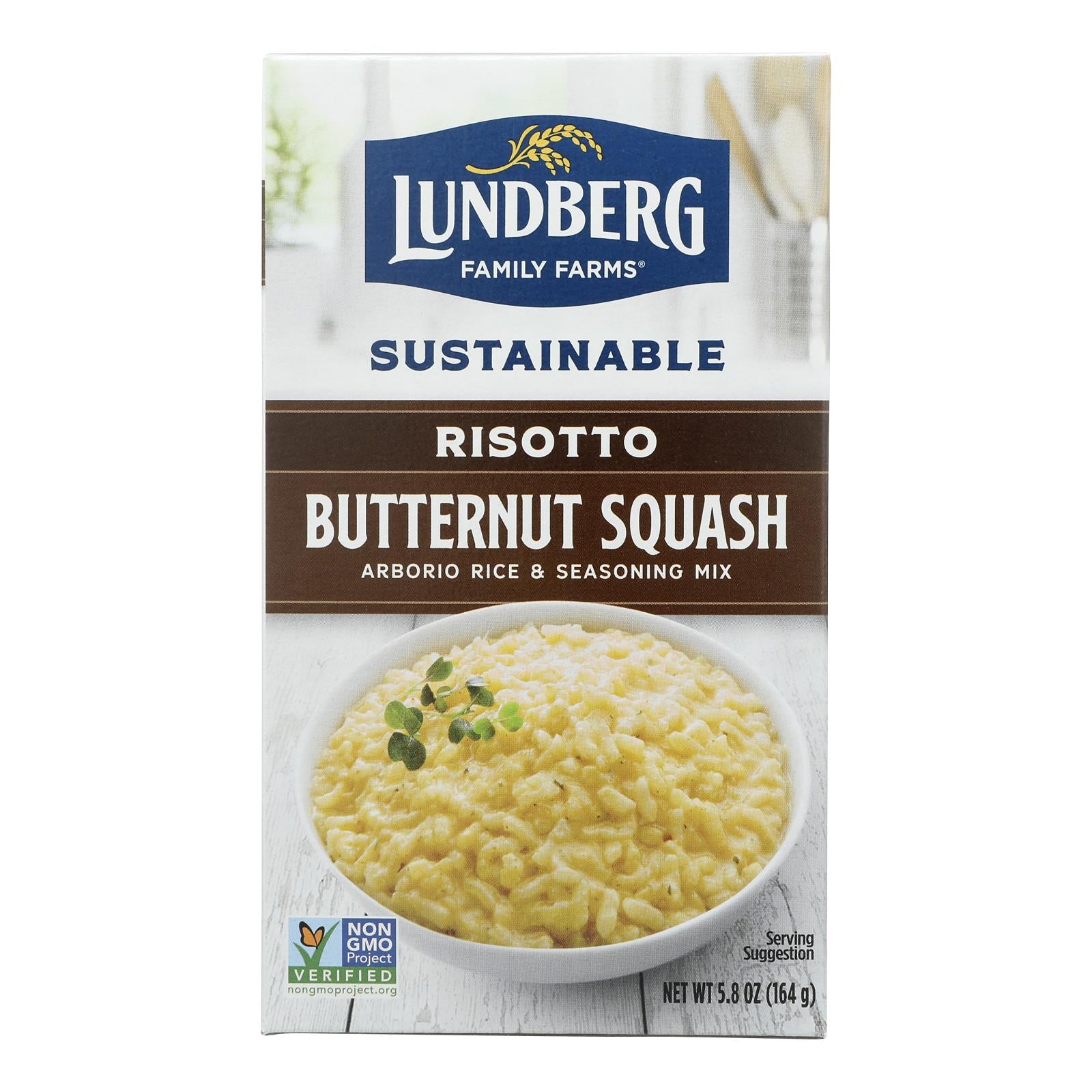 Lundberg Family Farms Butternut Squash Risotto - Case Of 6 - 5.8 Oz.