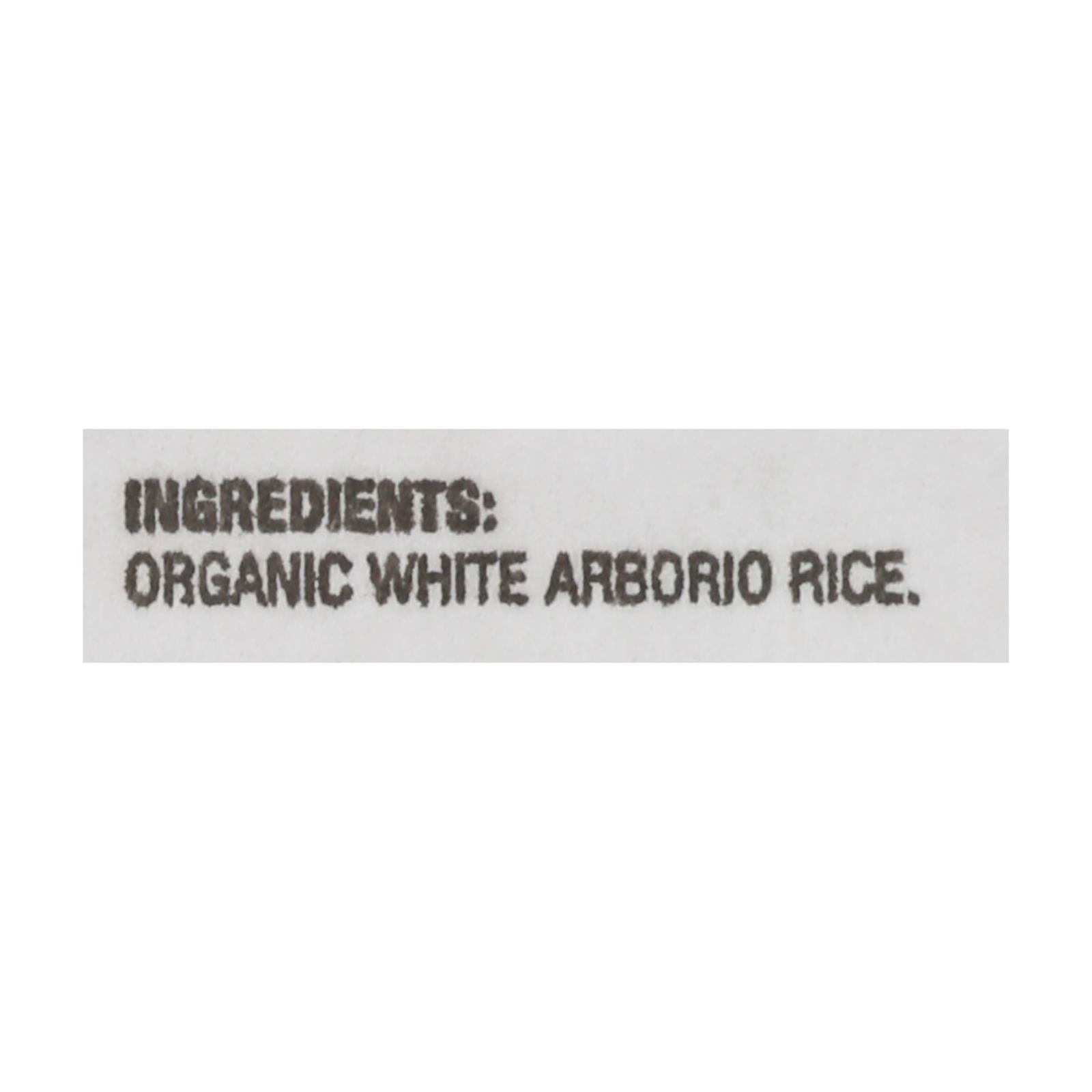 Lundberg Family Farms Organic California White Arborio Rice - Single Bulk Item - 25lb
