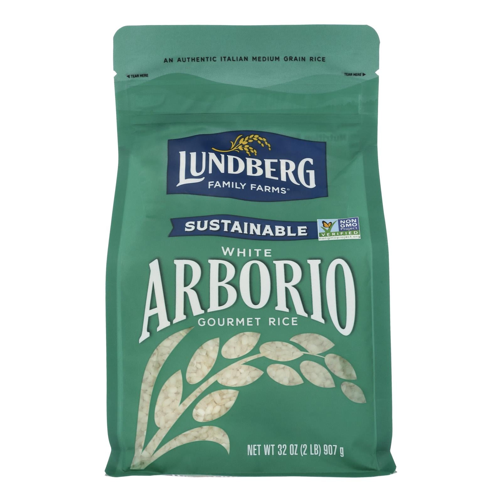 Lundberg Family Farms White Arborio Rice - Case Of 6 - 2 Lb.