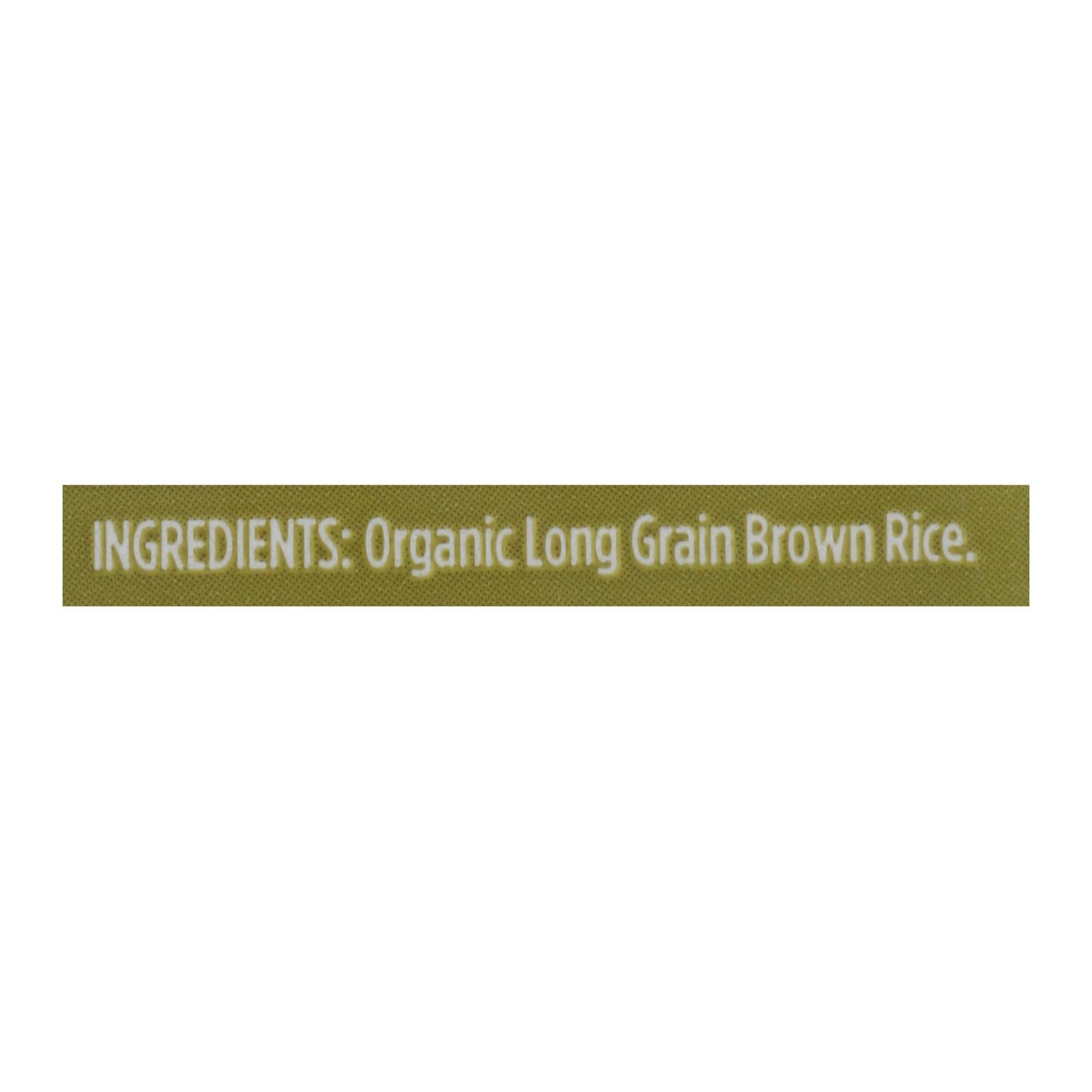 Lundberg Family Farms Organic Brown Long Grain Rice - Case Of 6 - 2 Lb.