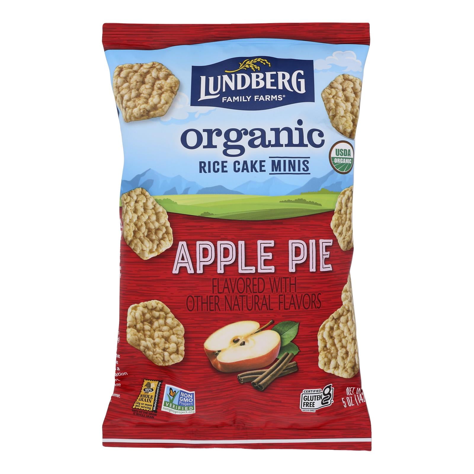 Lundberg Family Farms - Rice Ck Mini Apple Pie - Case Of 6-5 Oz